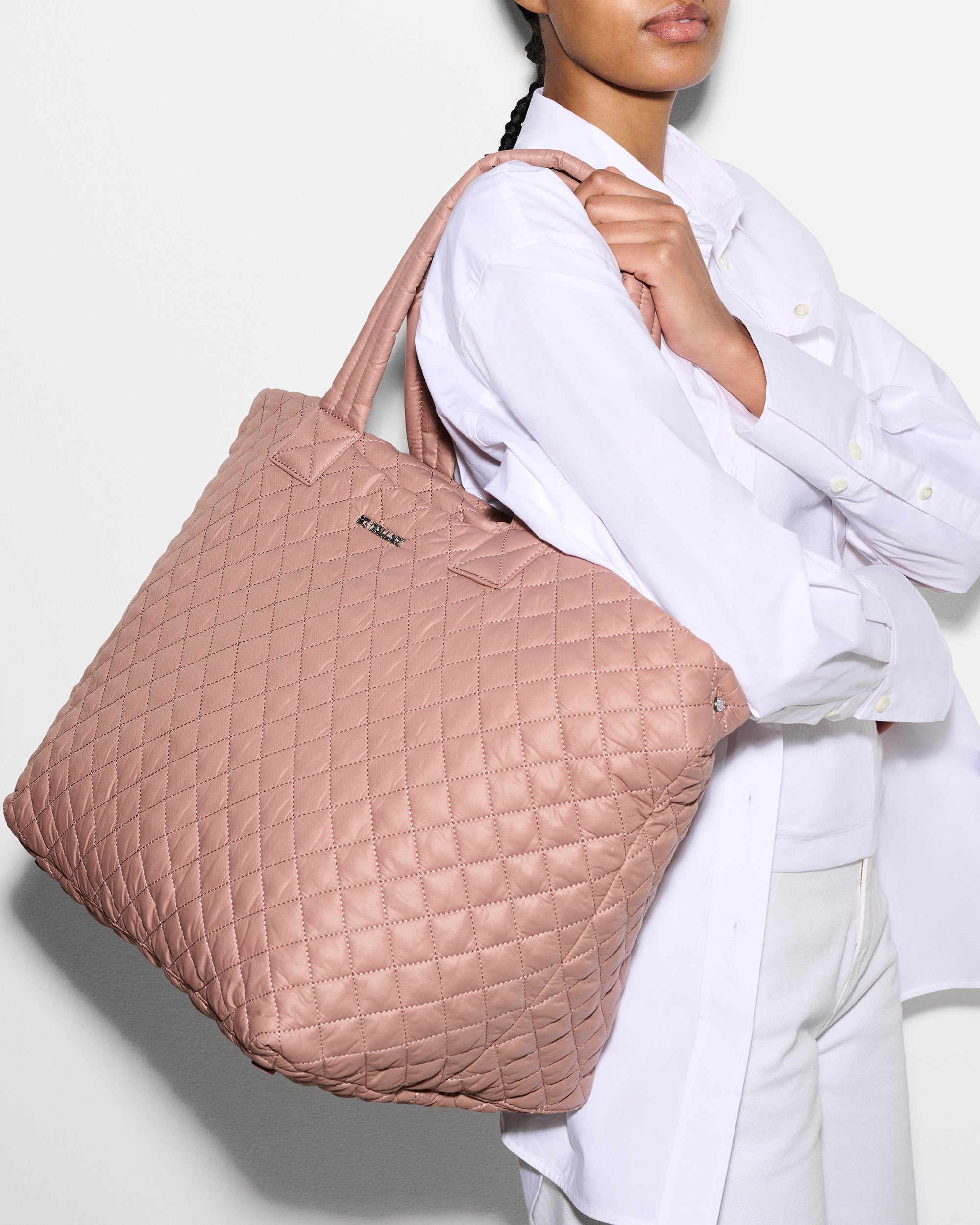 Dusty Rose Large Metro Tote Deluxe - Image 5