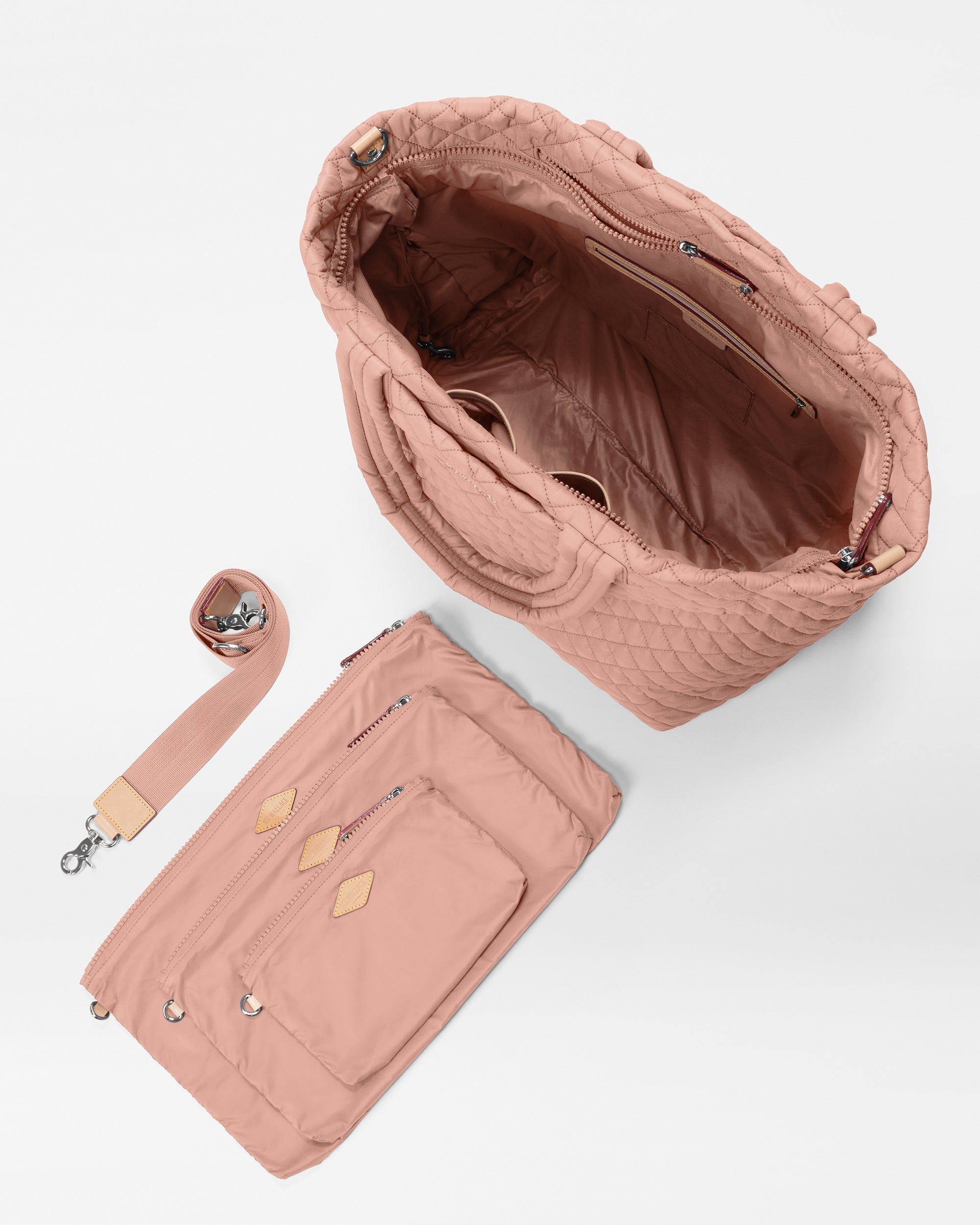 Dusty Rose Large Metro Tote Deluxe - Image 4