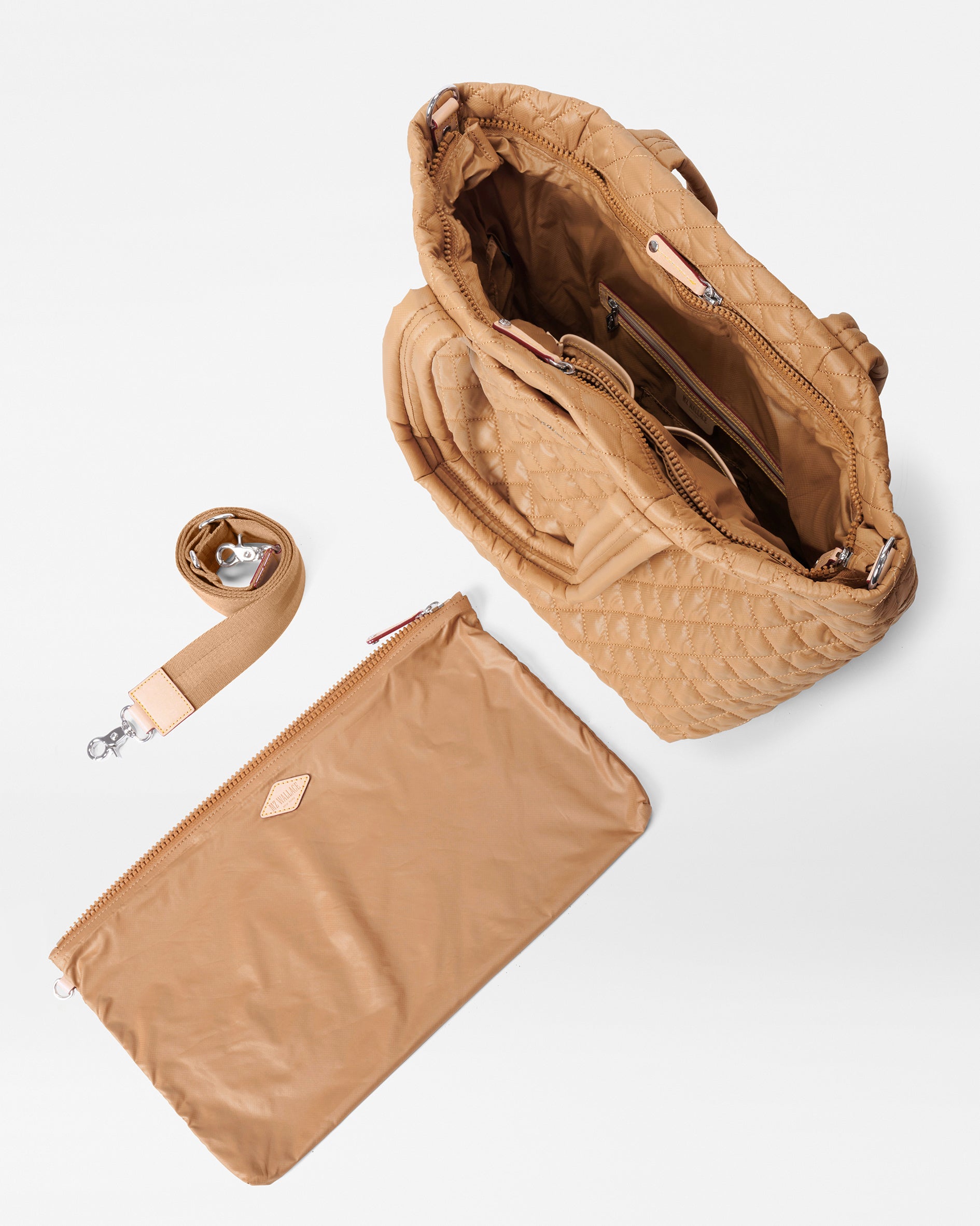 Caramel Medium Metro Tote Deluxe - Image 4