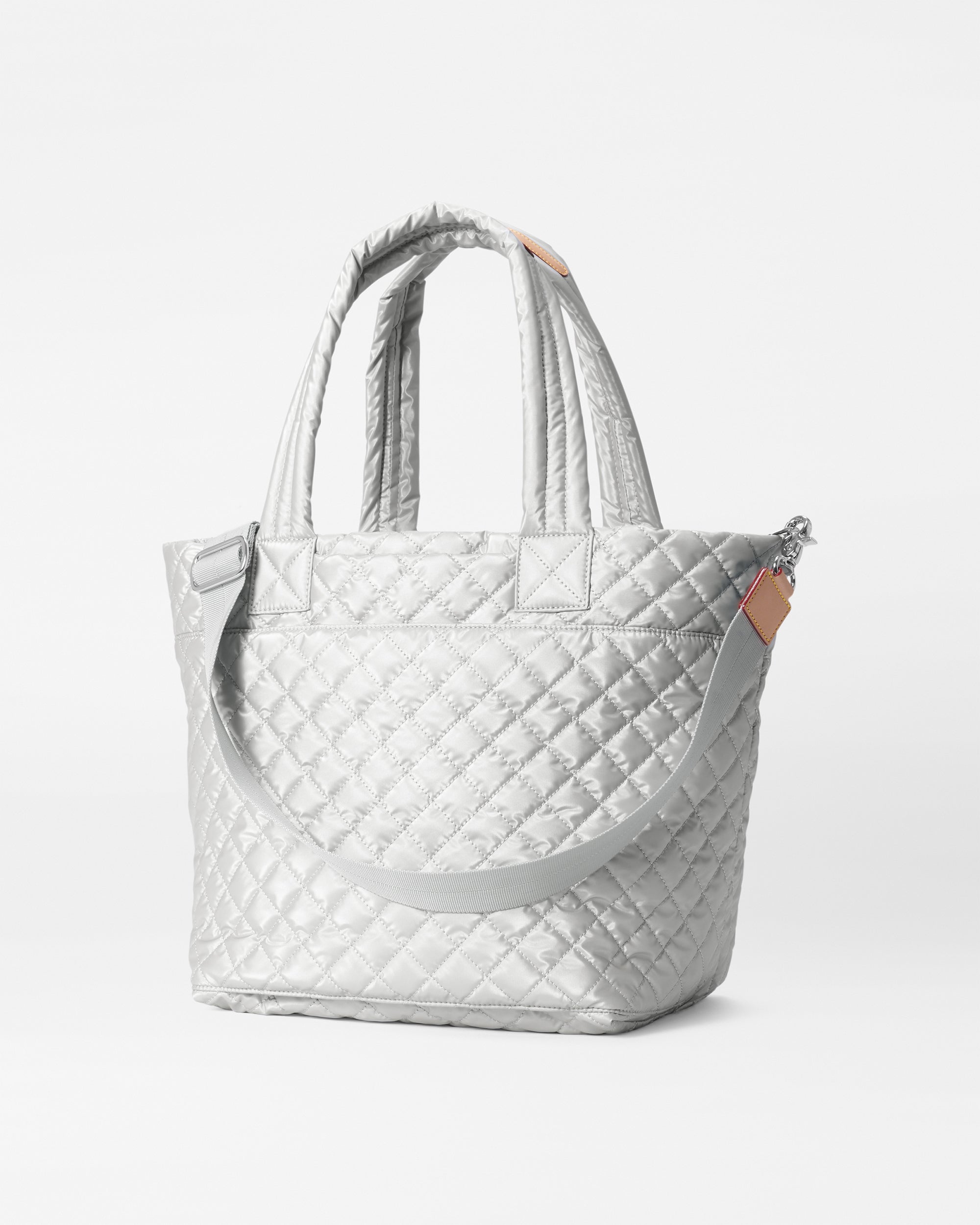 Oyster Metallic Medium Metro Tote Deluxe - Image 3