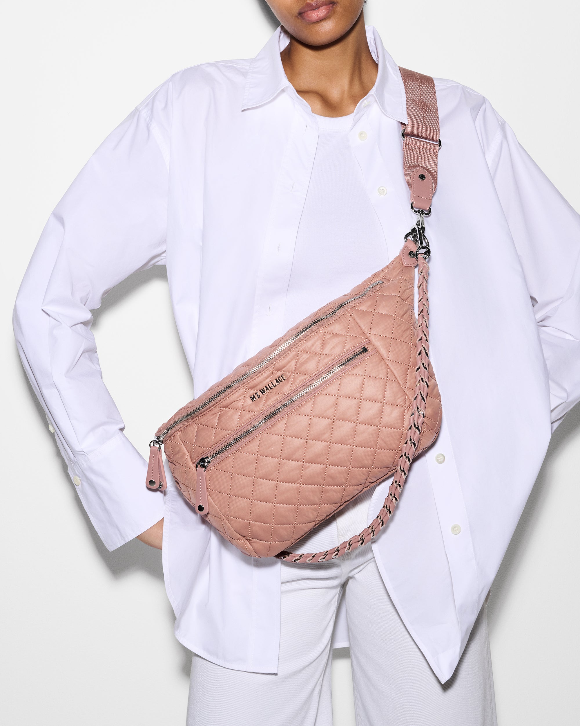 Dusty Rose Crosby Crossbody Sling Bag - Image 2