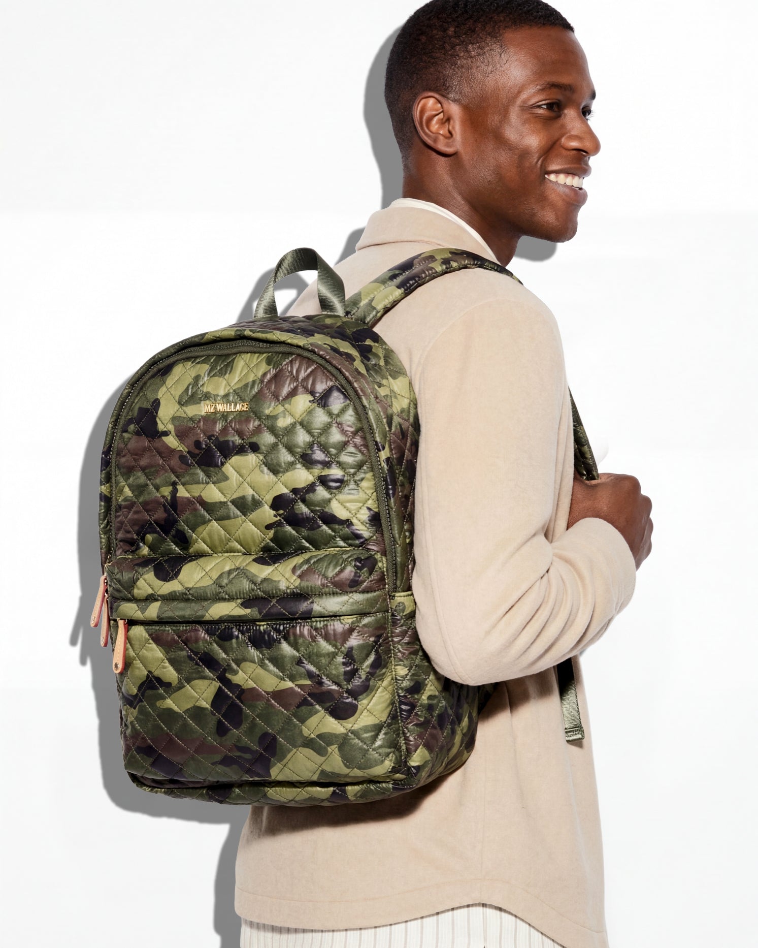 Green Camo Metro Backpack - Image 6