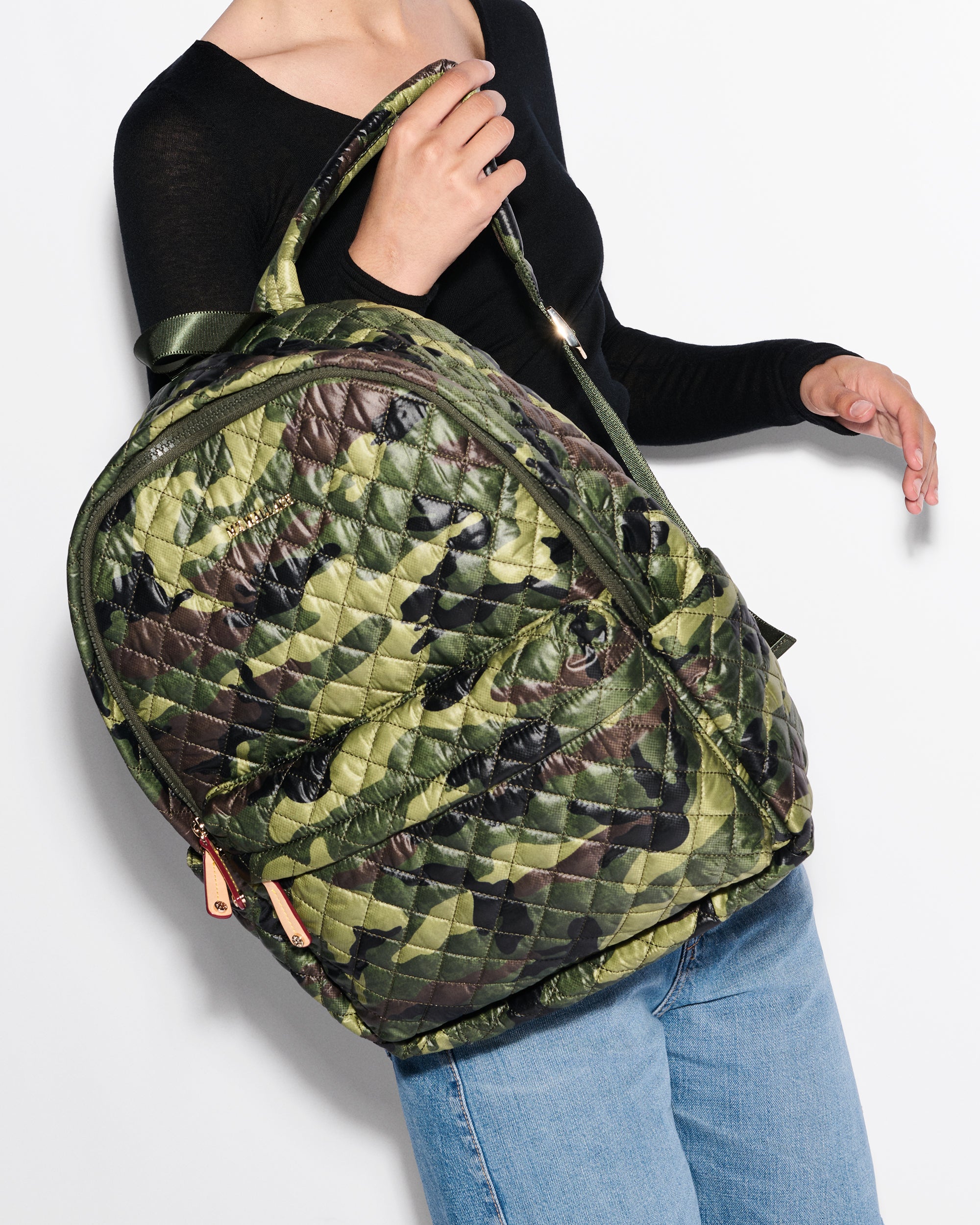 Green Camo Metro Backpack - Image 2