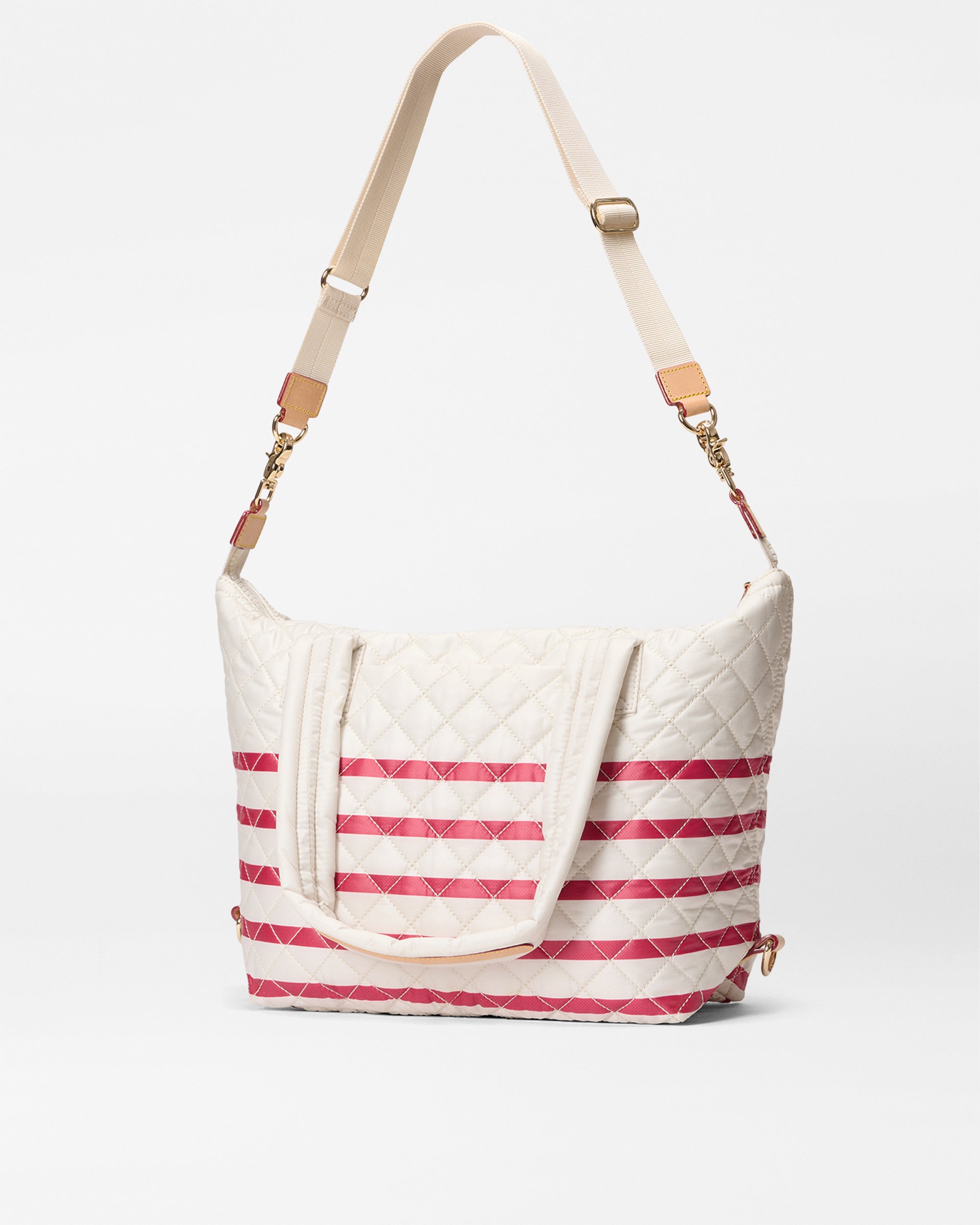 Sandshell/Apple Charter Stripe Medium Sutton Deluxe - Image 3