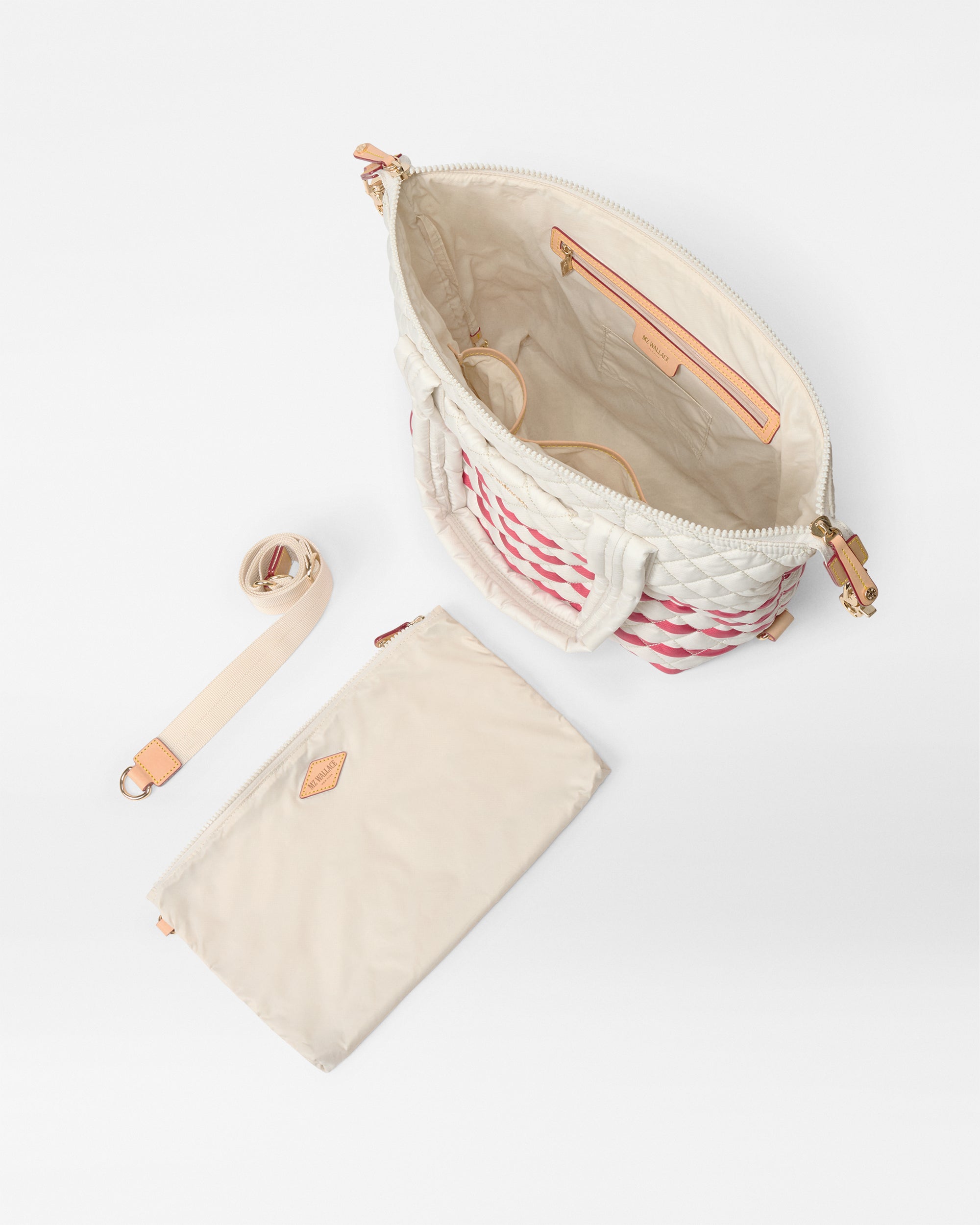 Sandshell/Apple Charter Stripe Medium Sutton Deluxe - Image 4