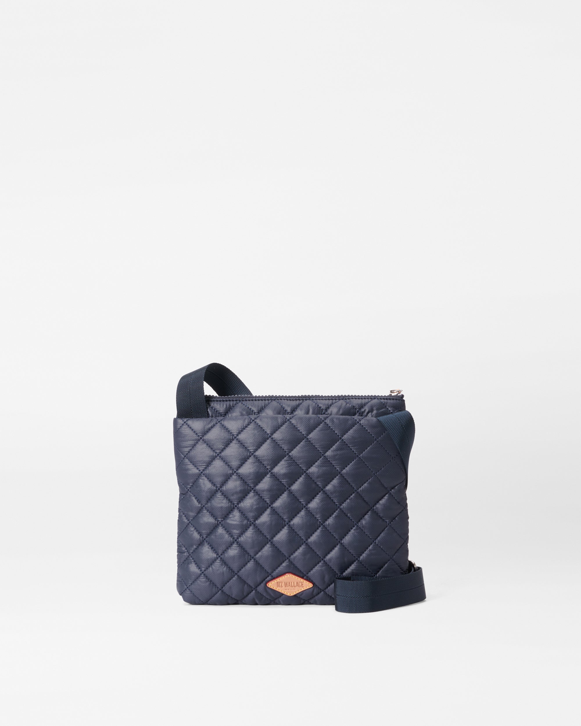 Navy Metro Flat Crossbody - Image 3