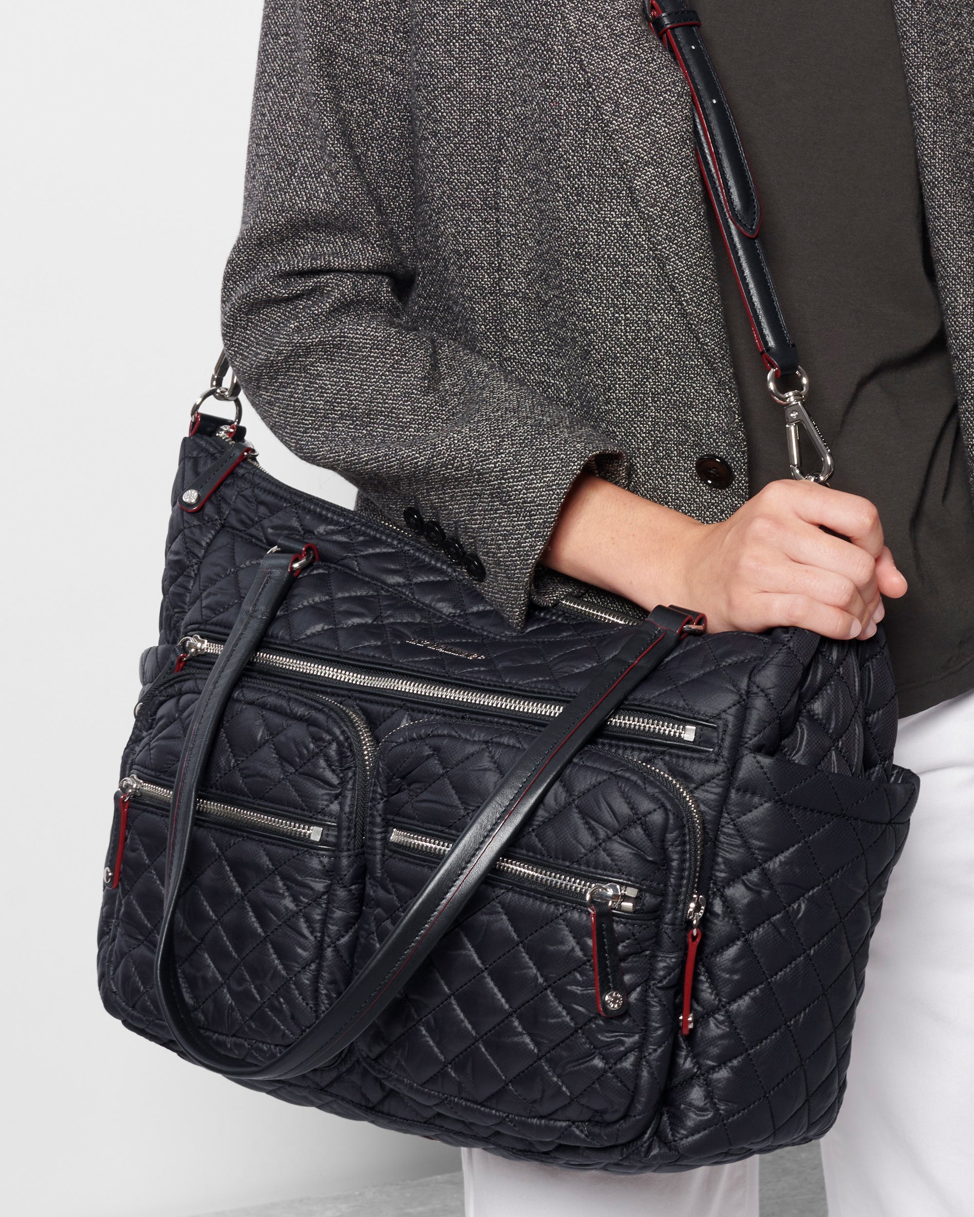 Black Crosby Traveler Duffel - Image 5