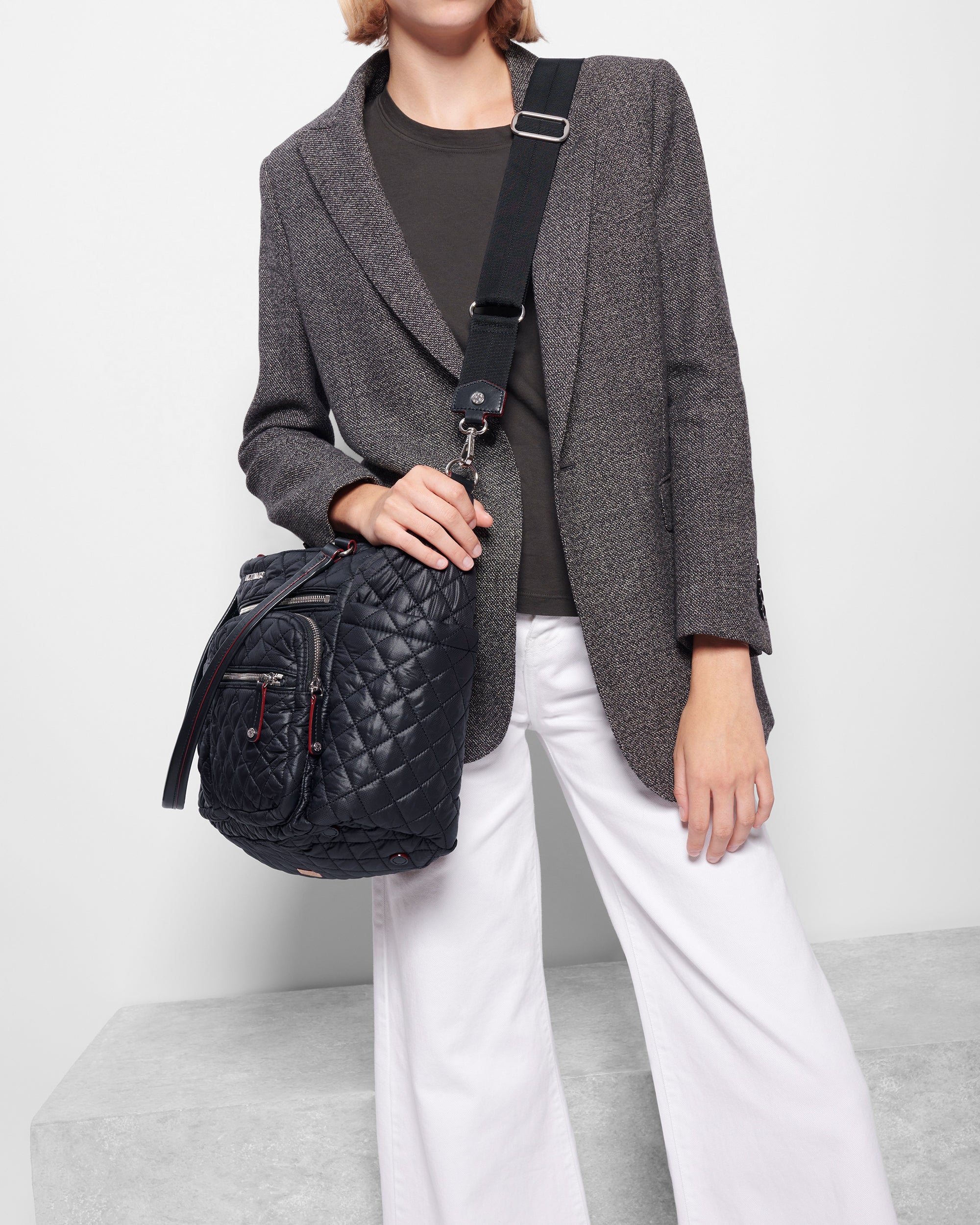 Black Crosby Traveler Duffel - Image 6