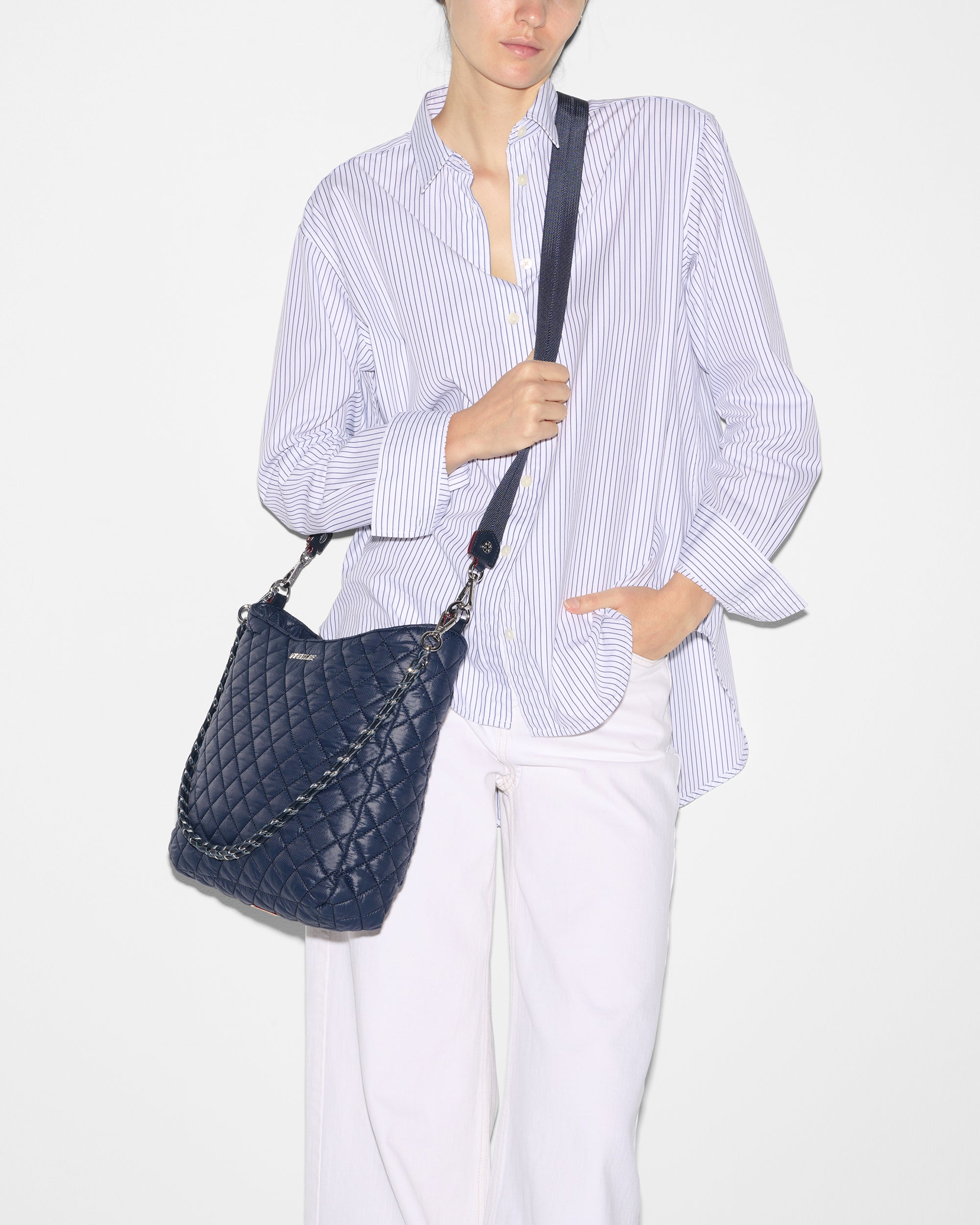 Navy Crosby Hobo - Image 5