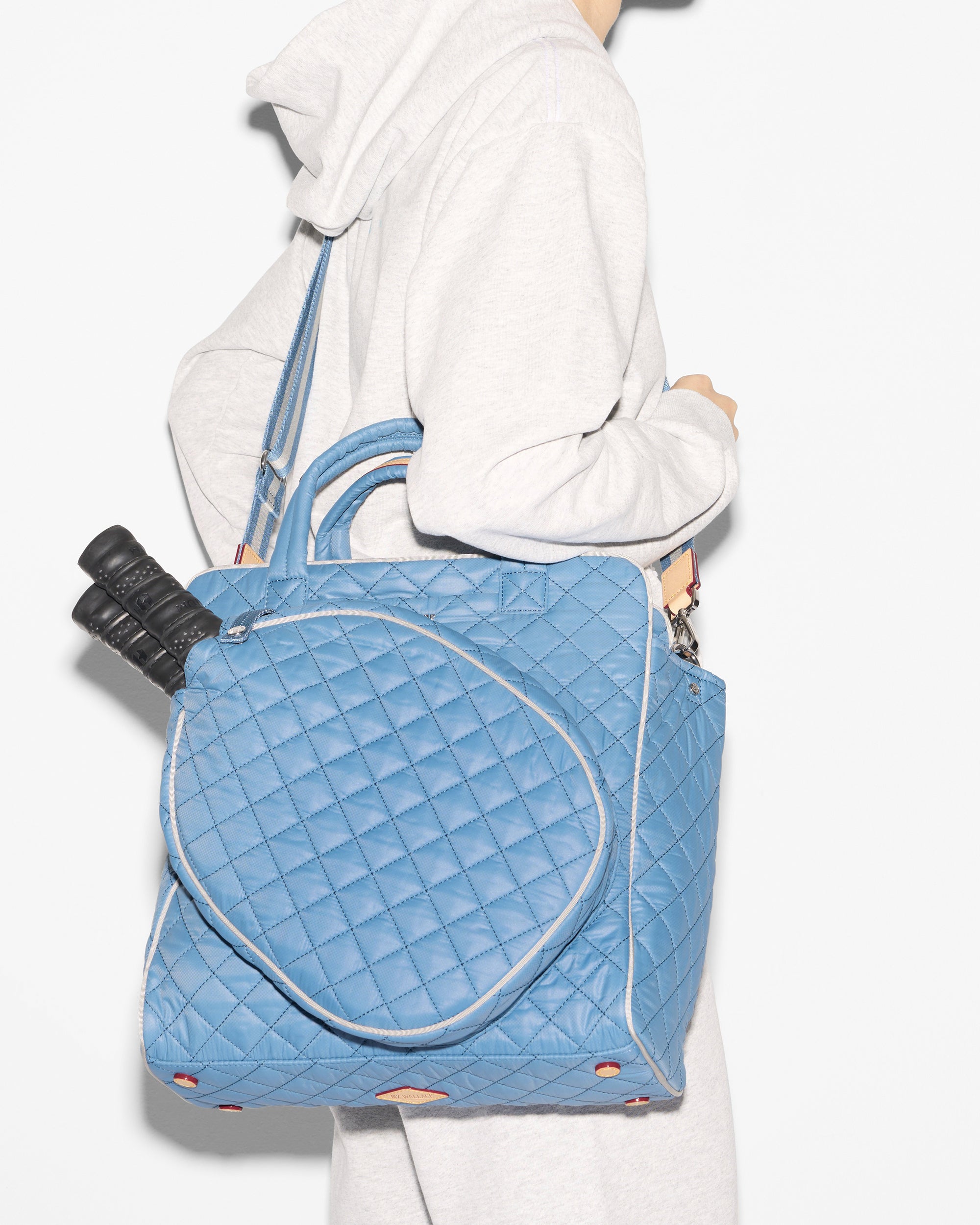 Cornflower Blue/Pebble Pickleball Tote - Image 5
