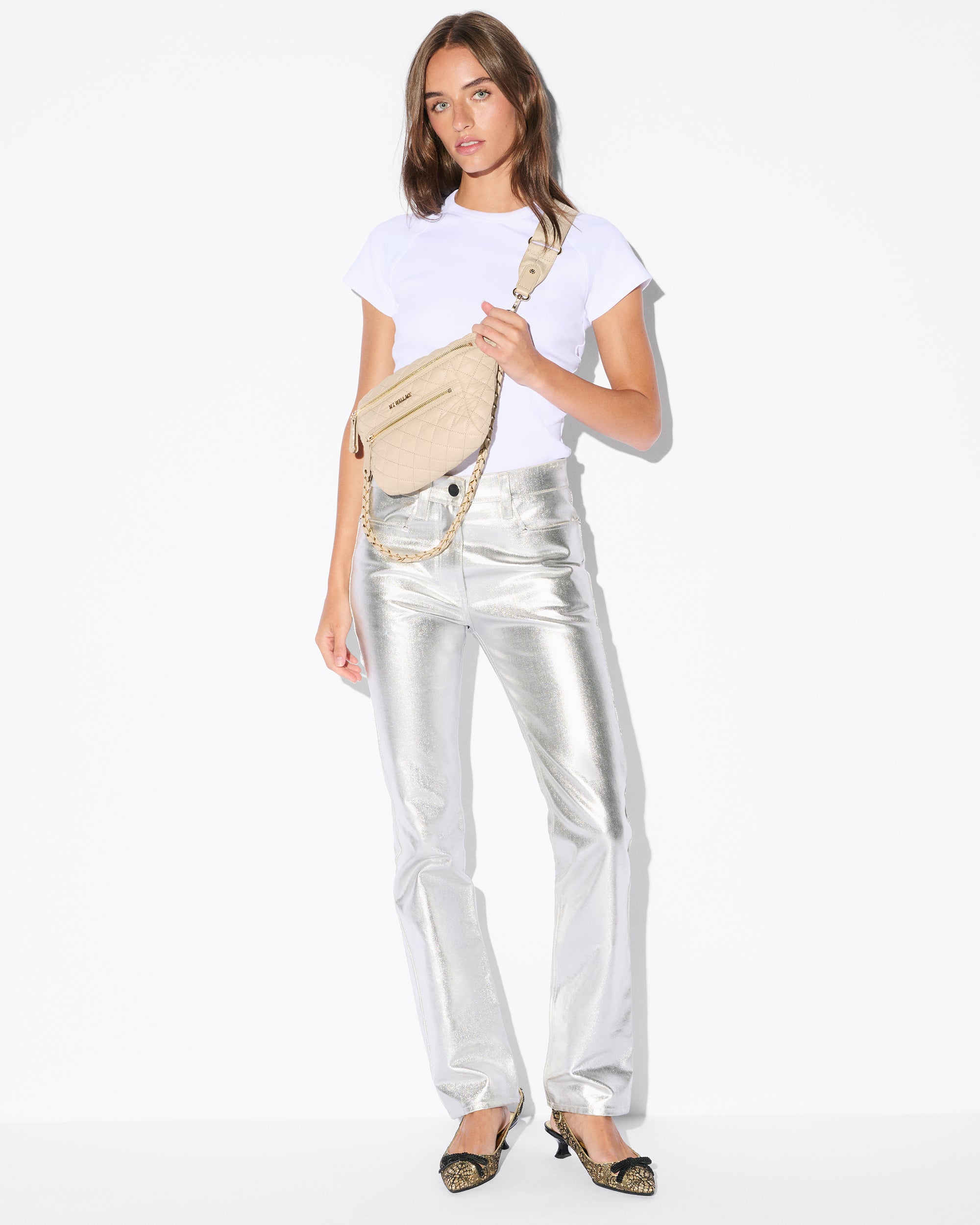 Sand Small Crosby Crossbody Sling - Image 2