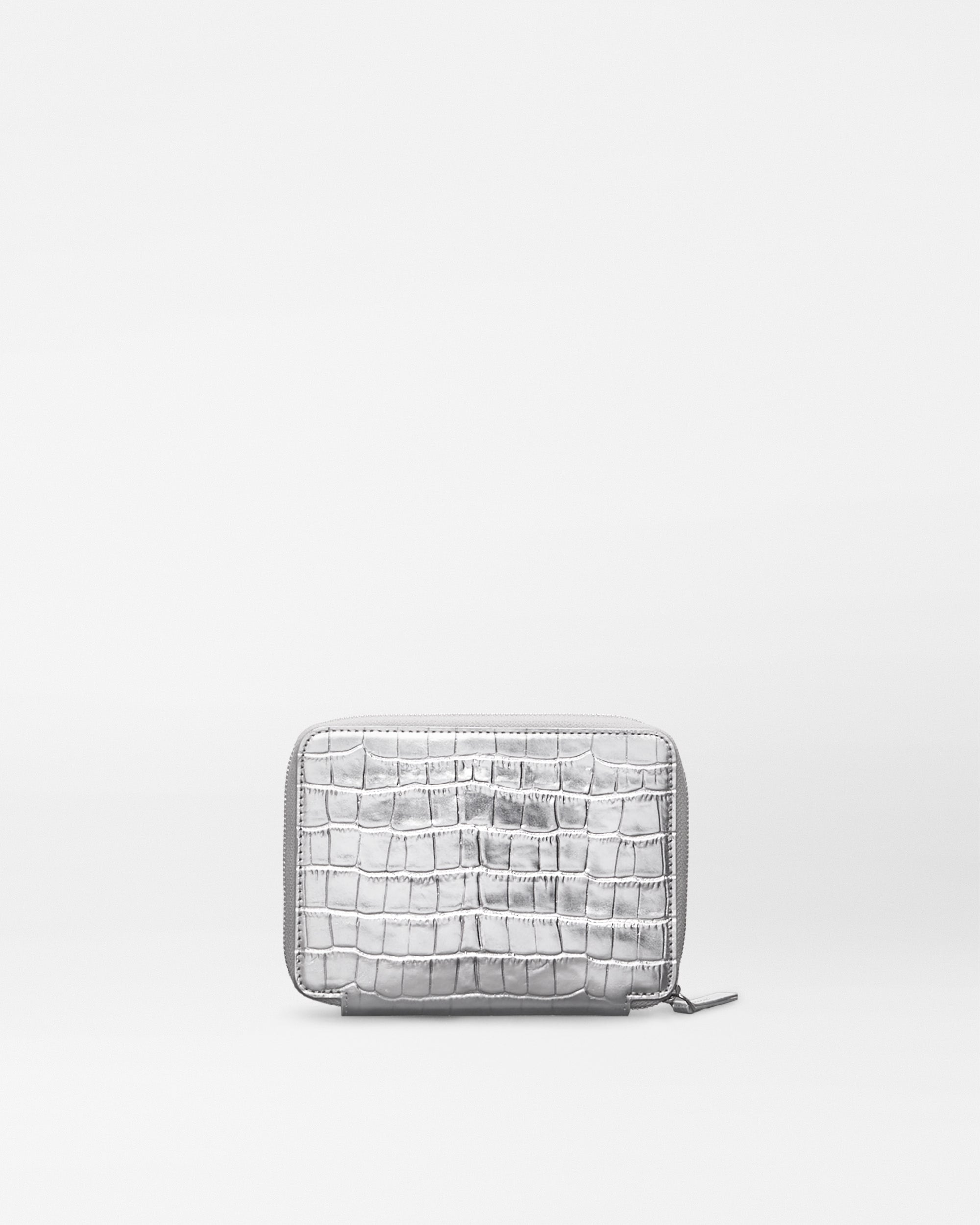 Silver Croc Effect Passport Organizer - Image 3