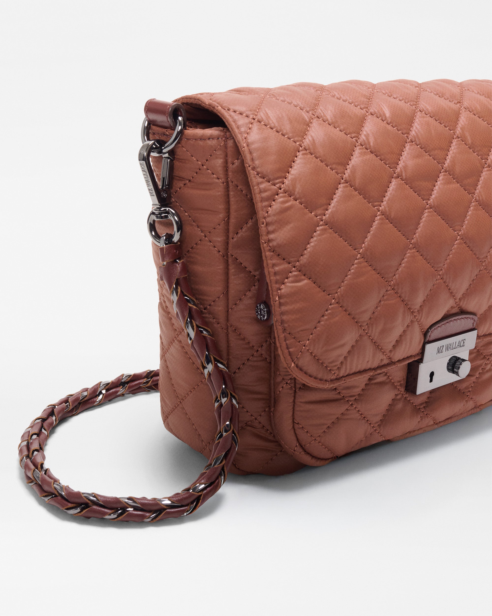 Terracotta Medium Crosby Lock Crossbody - Image 4