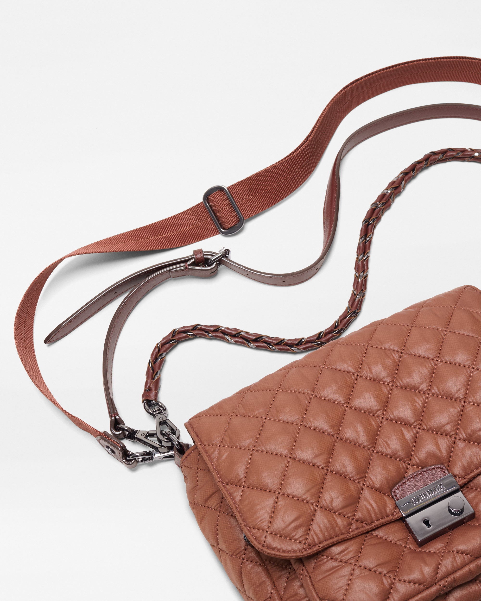 Terracotta Medium Crosby Lock Crossbody - Image 8