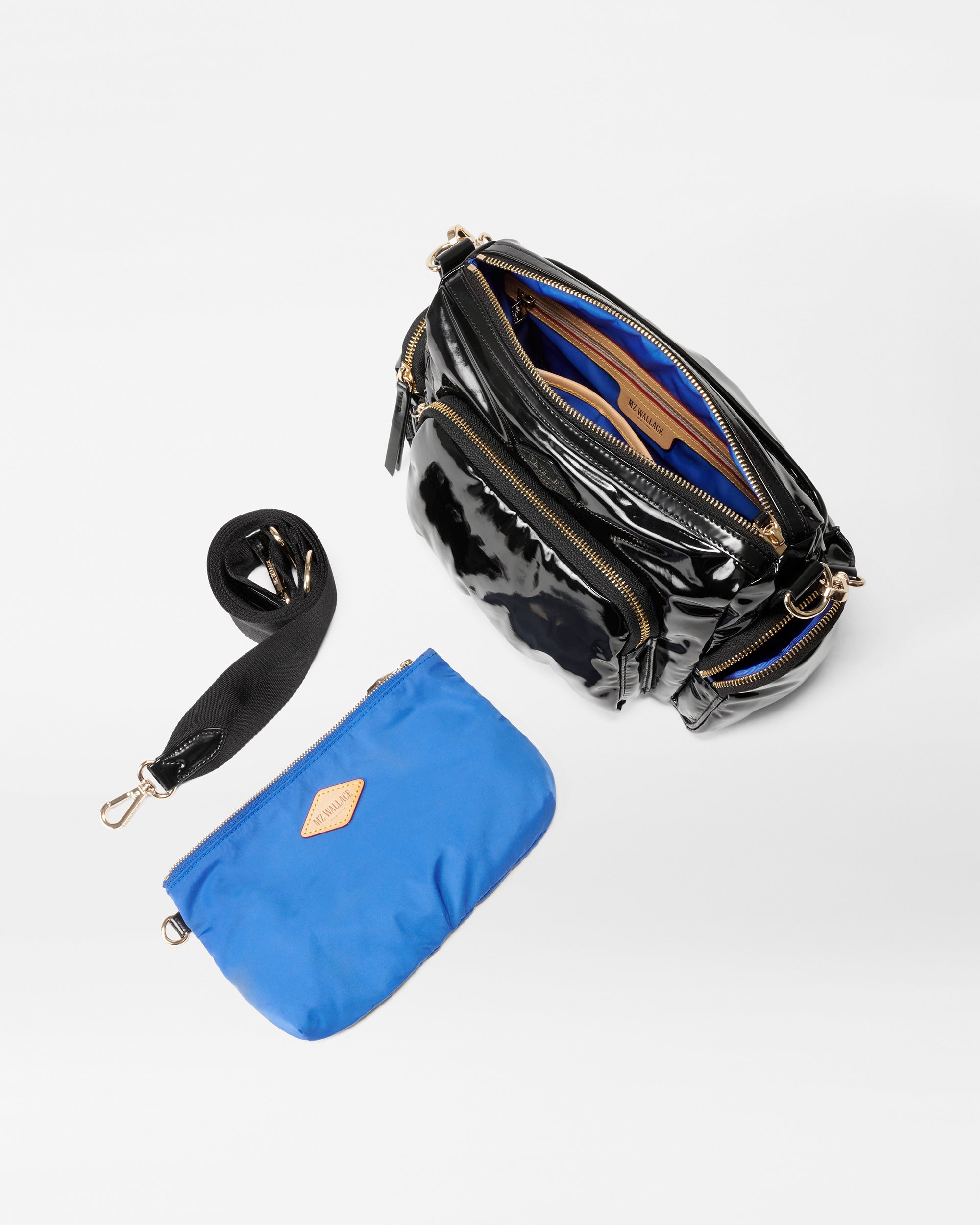 Black Lacquer Small Chelsea Crossbody - Image 4