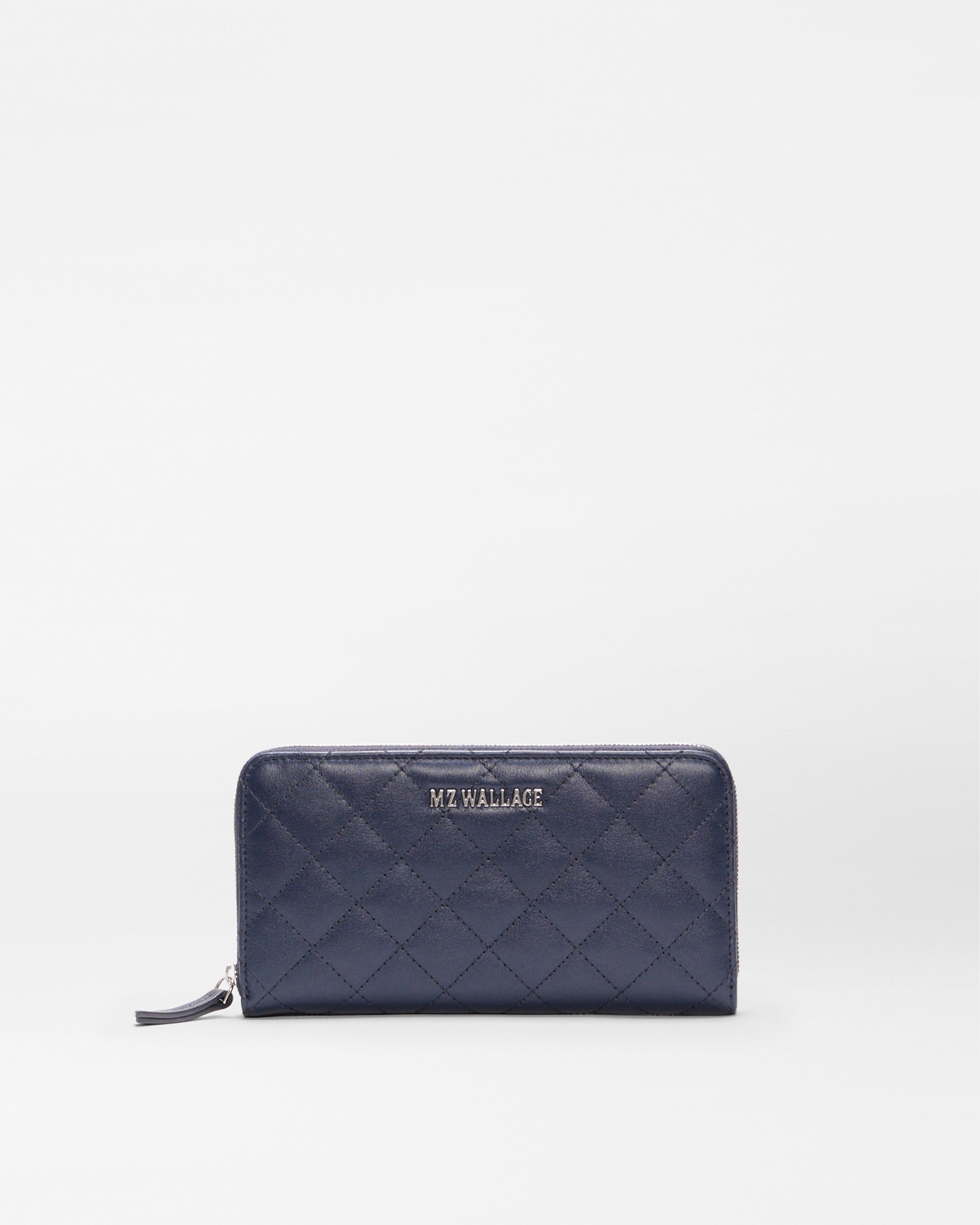 Dark Navy Long Zip Round Wallet
