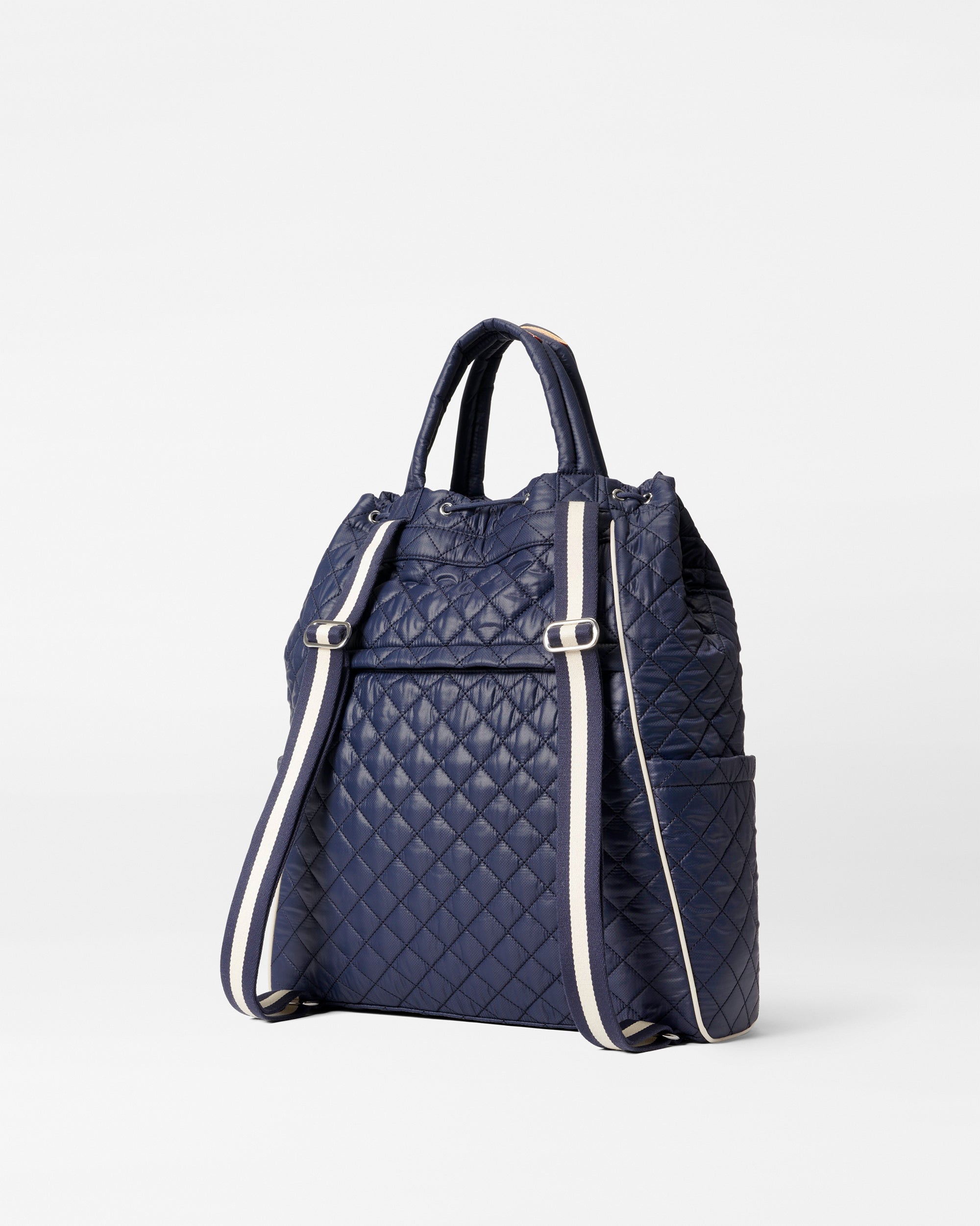 Navy/Ecru Doubles Tennis Convertible Backpack - Image 4