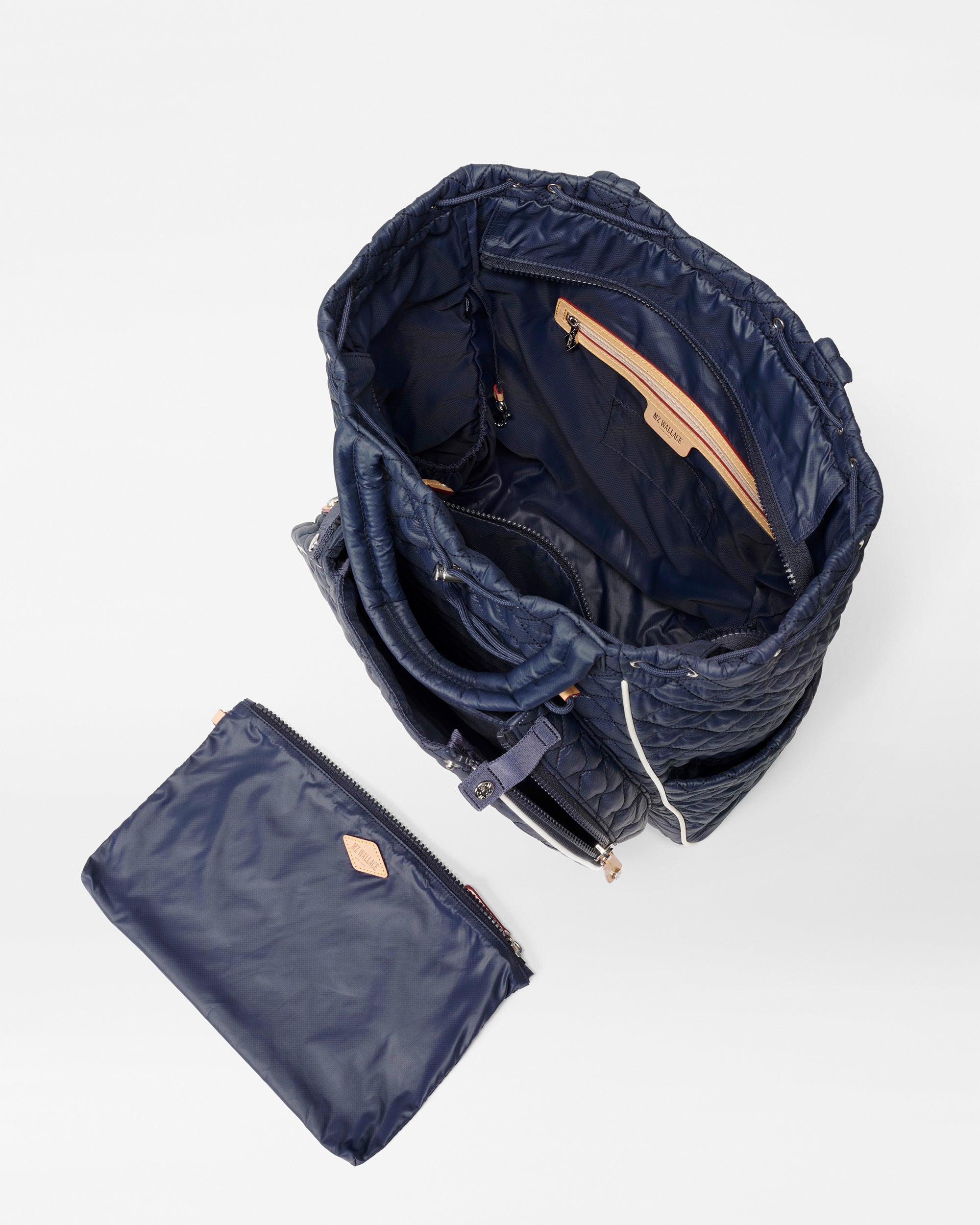 Navy/Ecru Doubles Tennis Convertible Backpack - Image 5