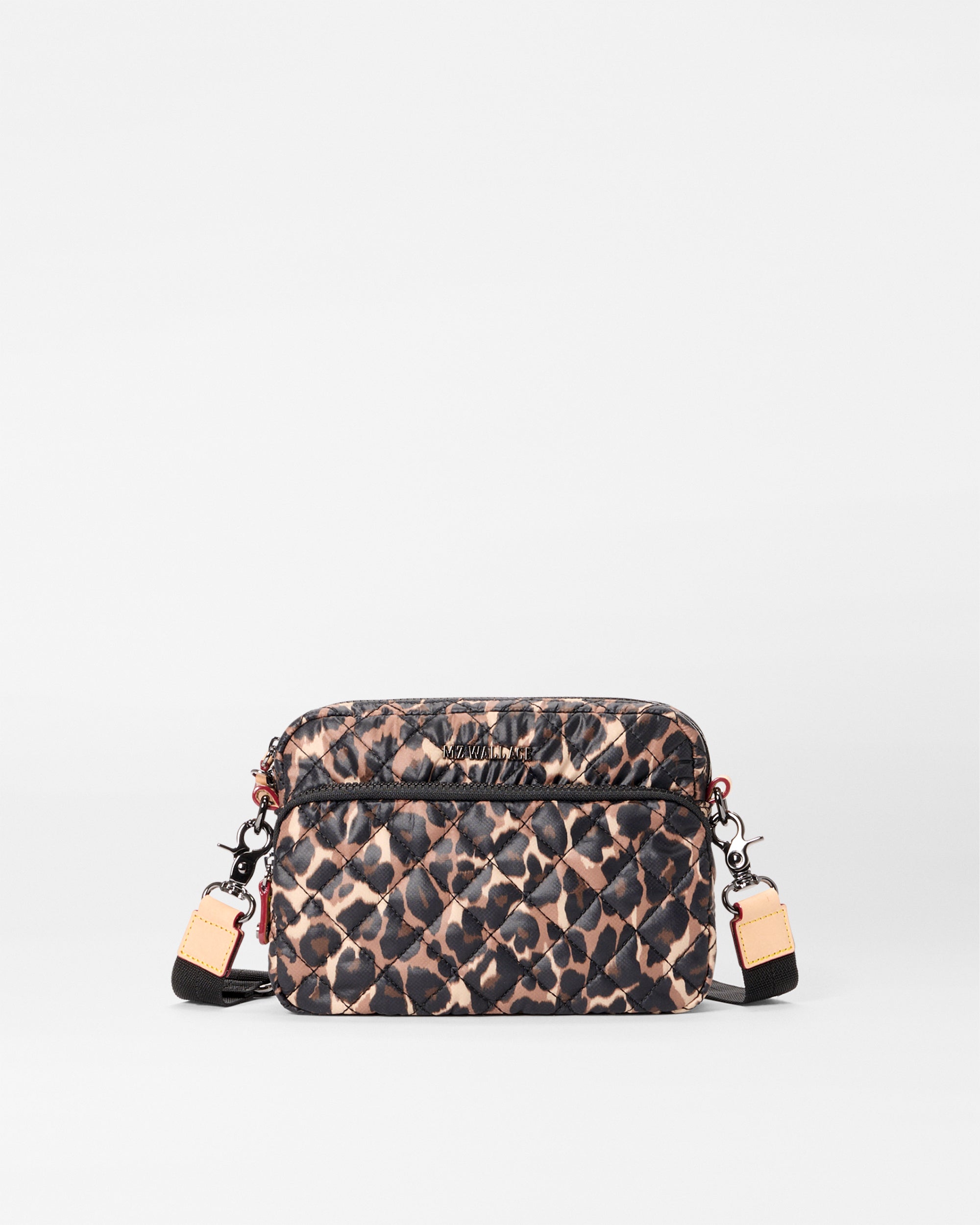 Leopard Small Metro Camera Crossbody Bag