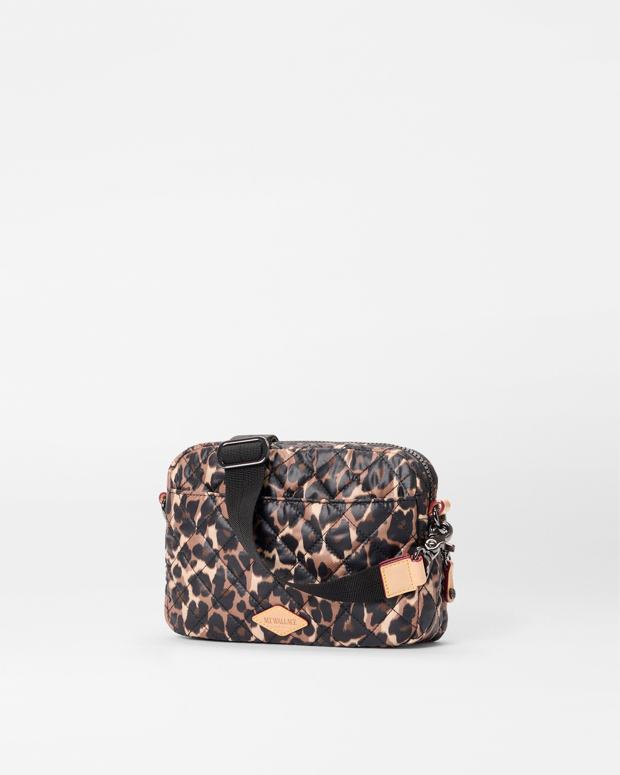 Leopard Small Metro Camera Crossbody Bag - Image 3
