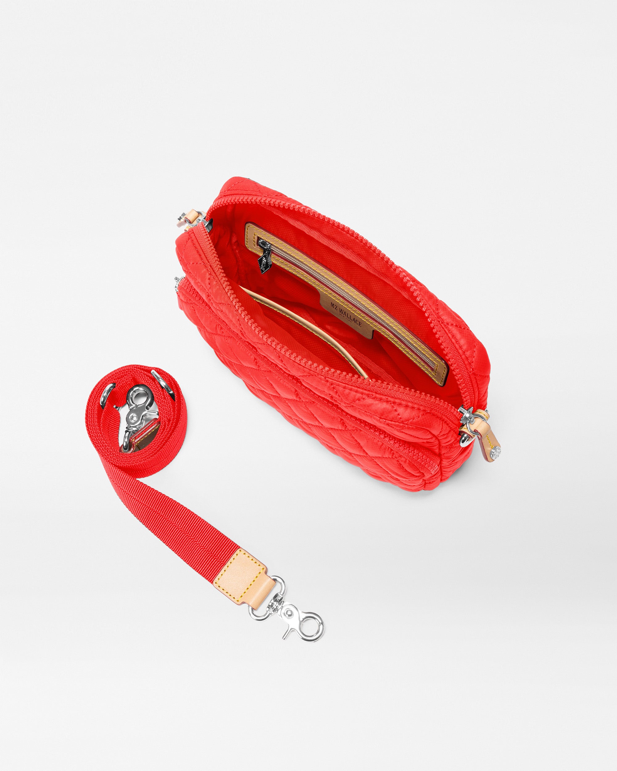 Bright Cherry Small Metro Camera Crossbody Bag - Image 4