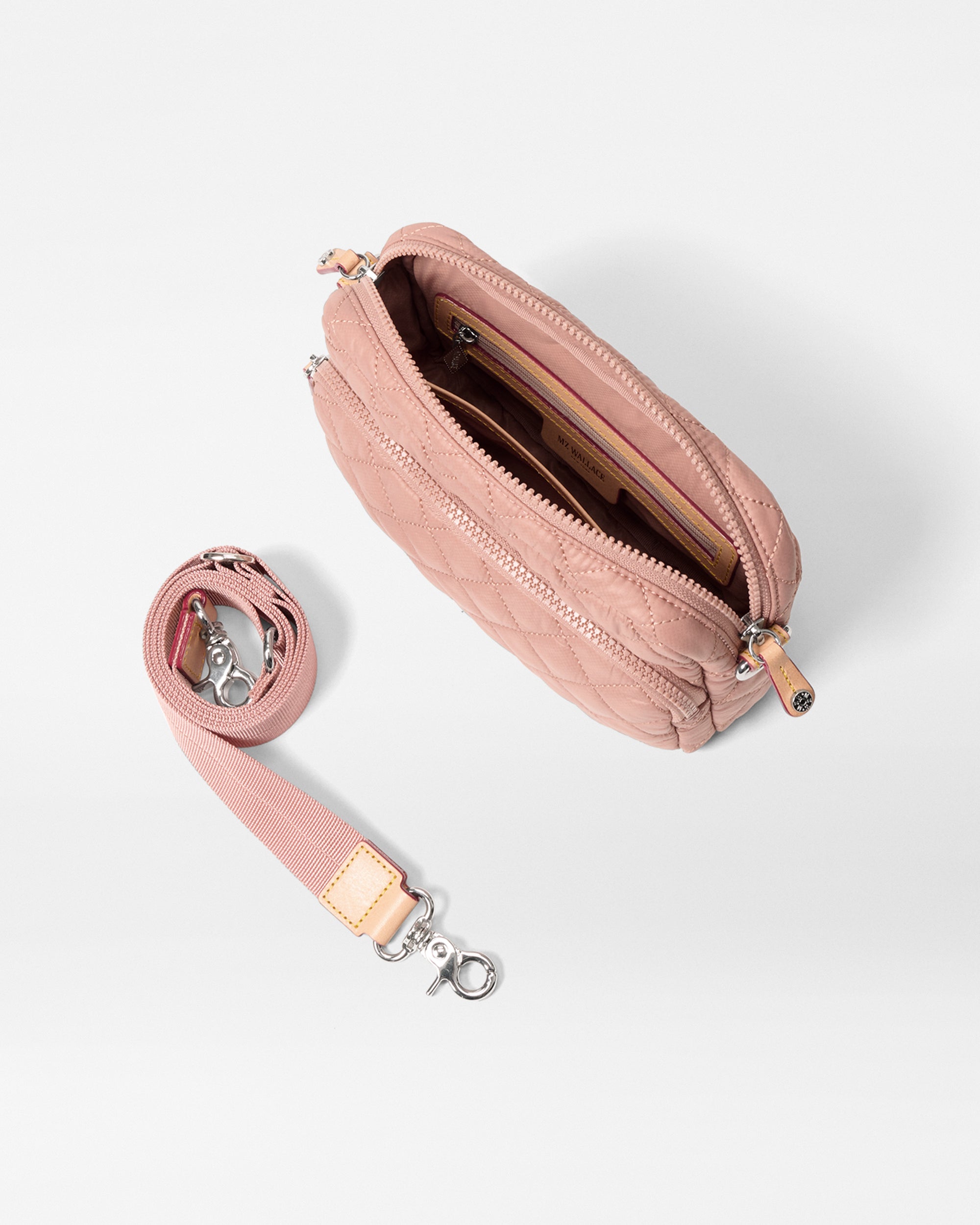 Dusty Rose Small Metro Camera Crossbody Bag - Image 4