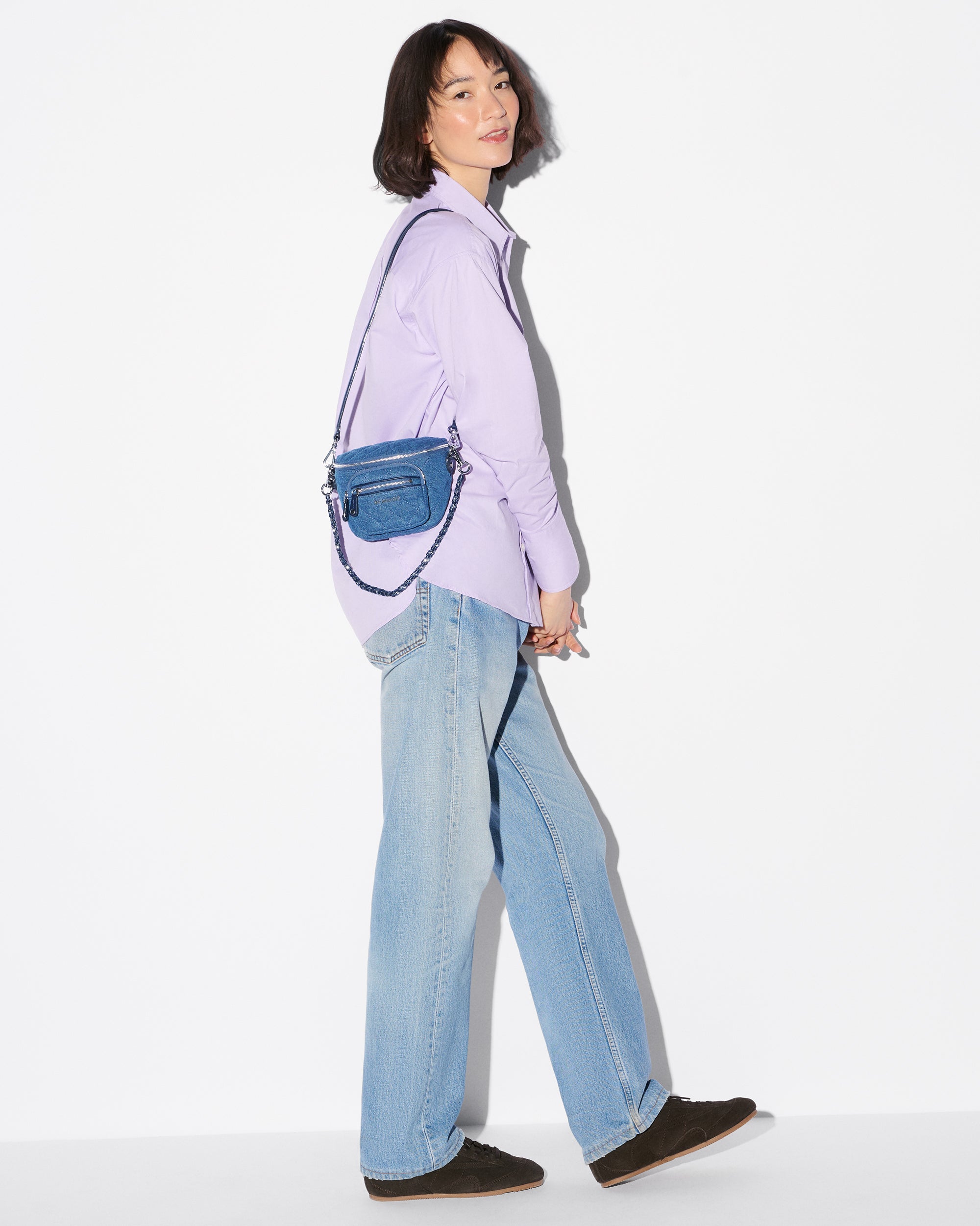 True Blue Denim Micro Crosby Sling - Image 2