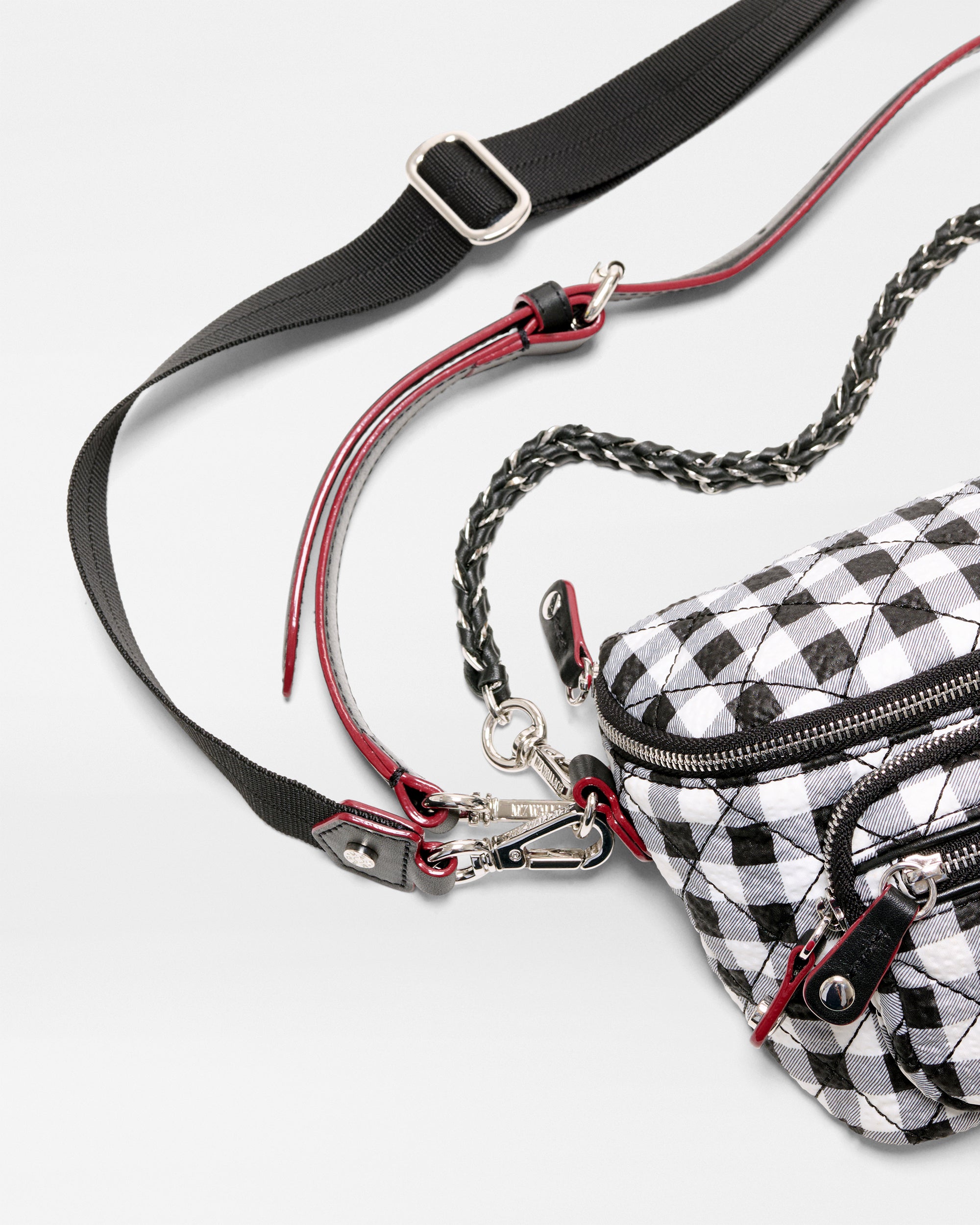 Black/White Gingham Micro Crosby Sling - Image 5