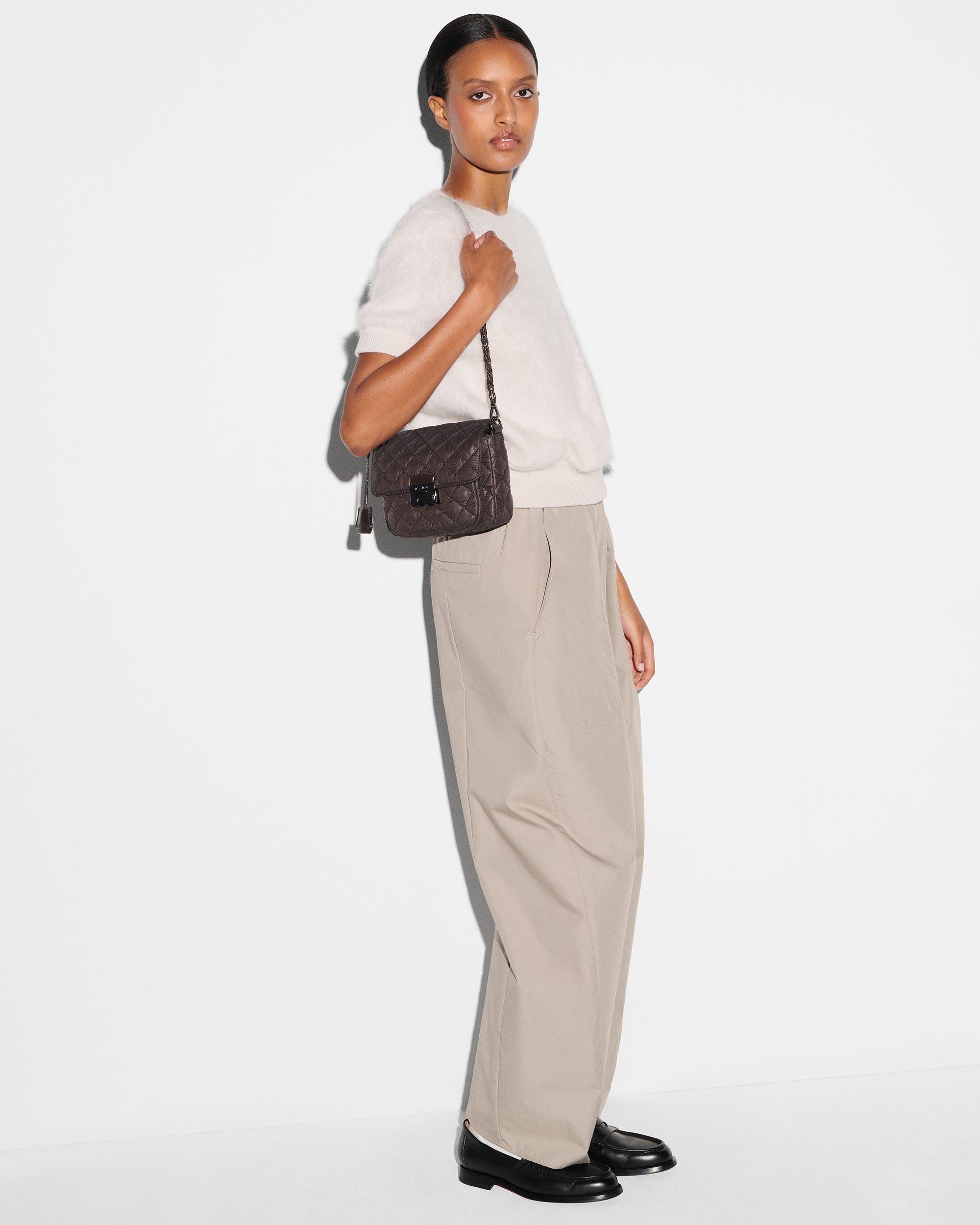 Espresso Small Crosby Lock Crossbody - Image 2