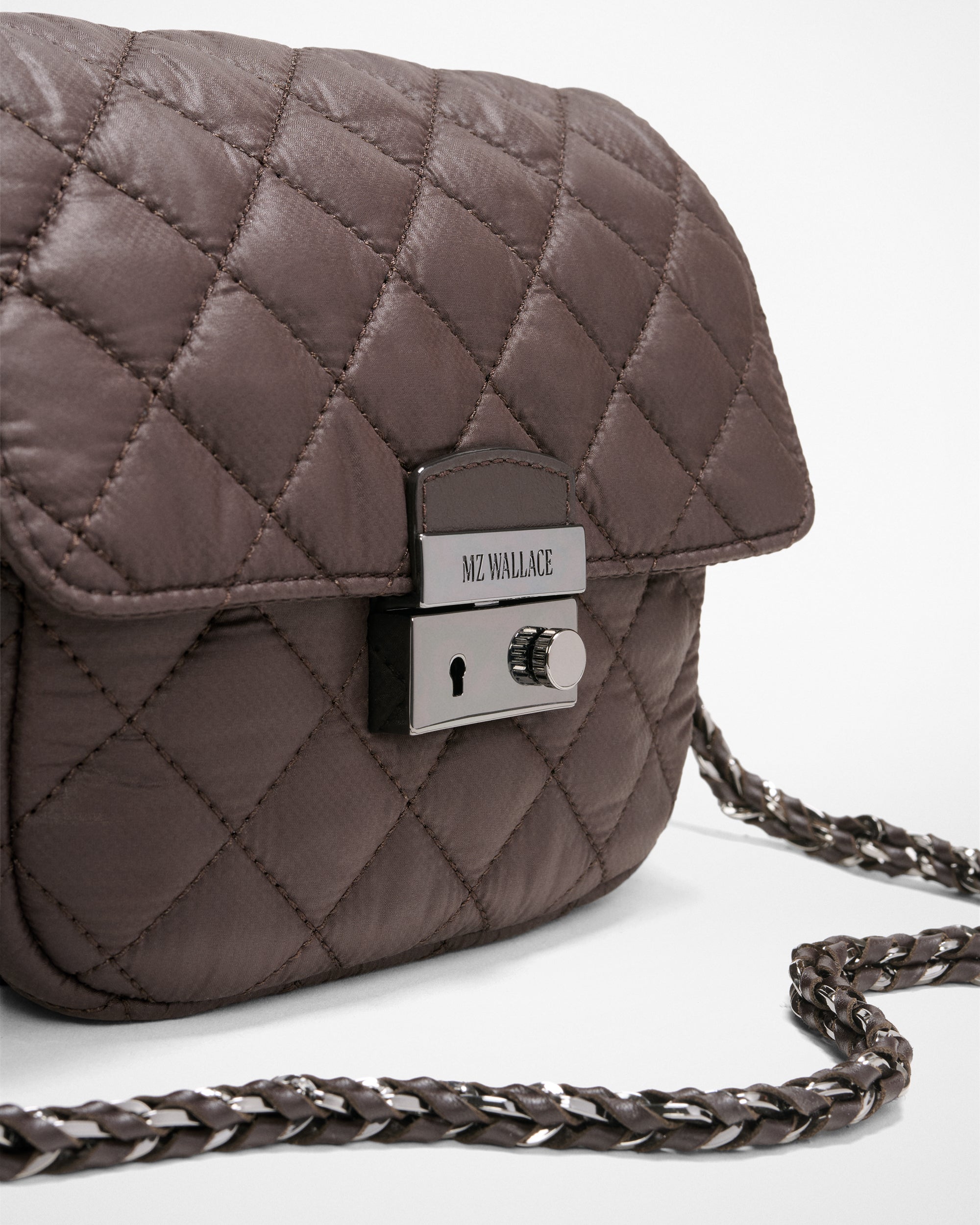 Espresso Small Crosby Lock Crossbody - Image 3