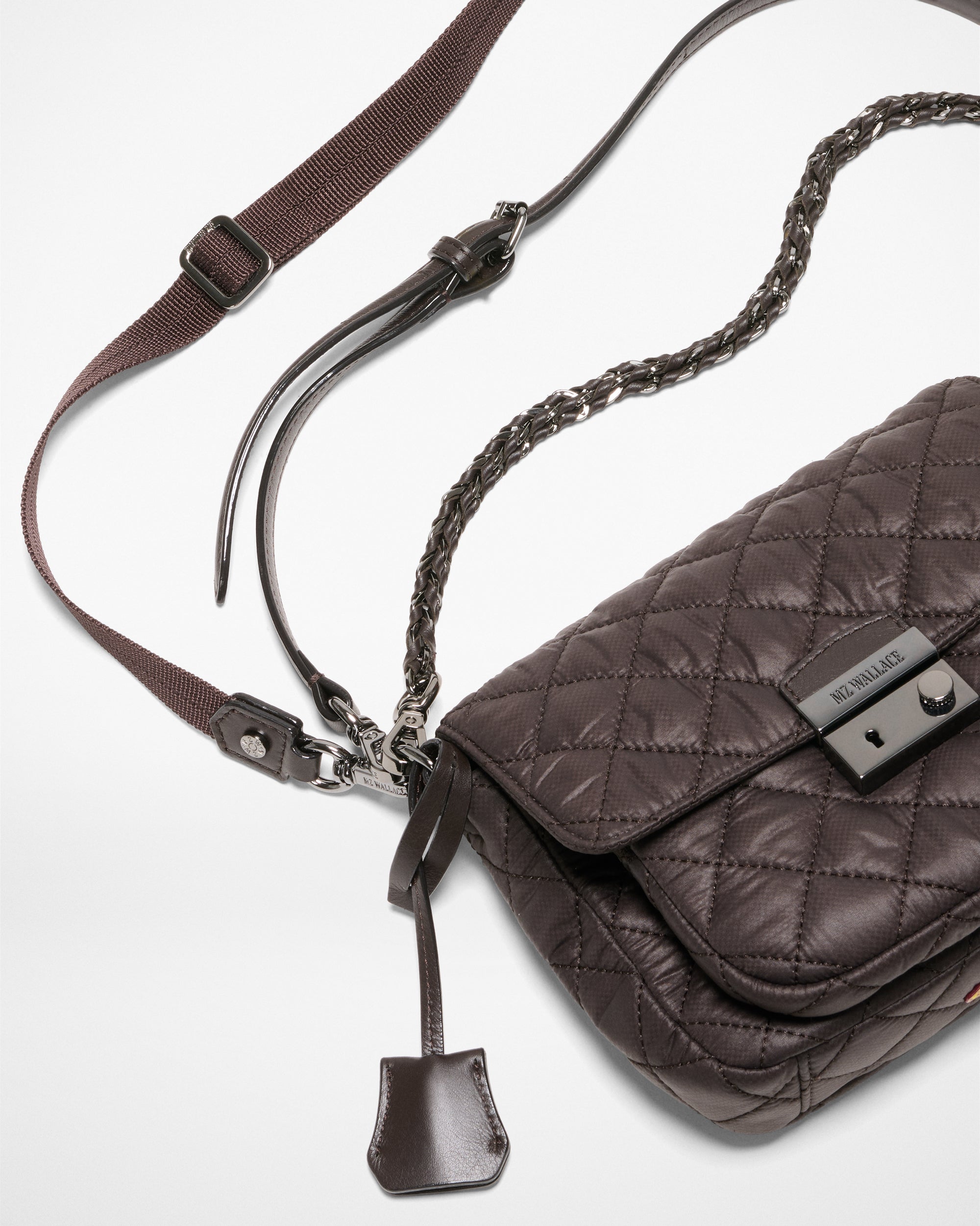 Espresso Small Crosby Lock Crossbody - Image 4