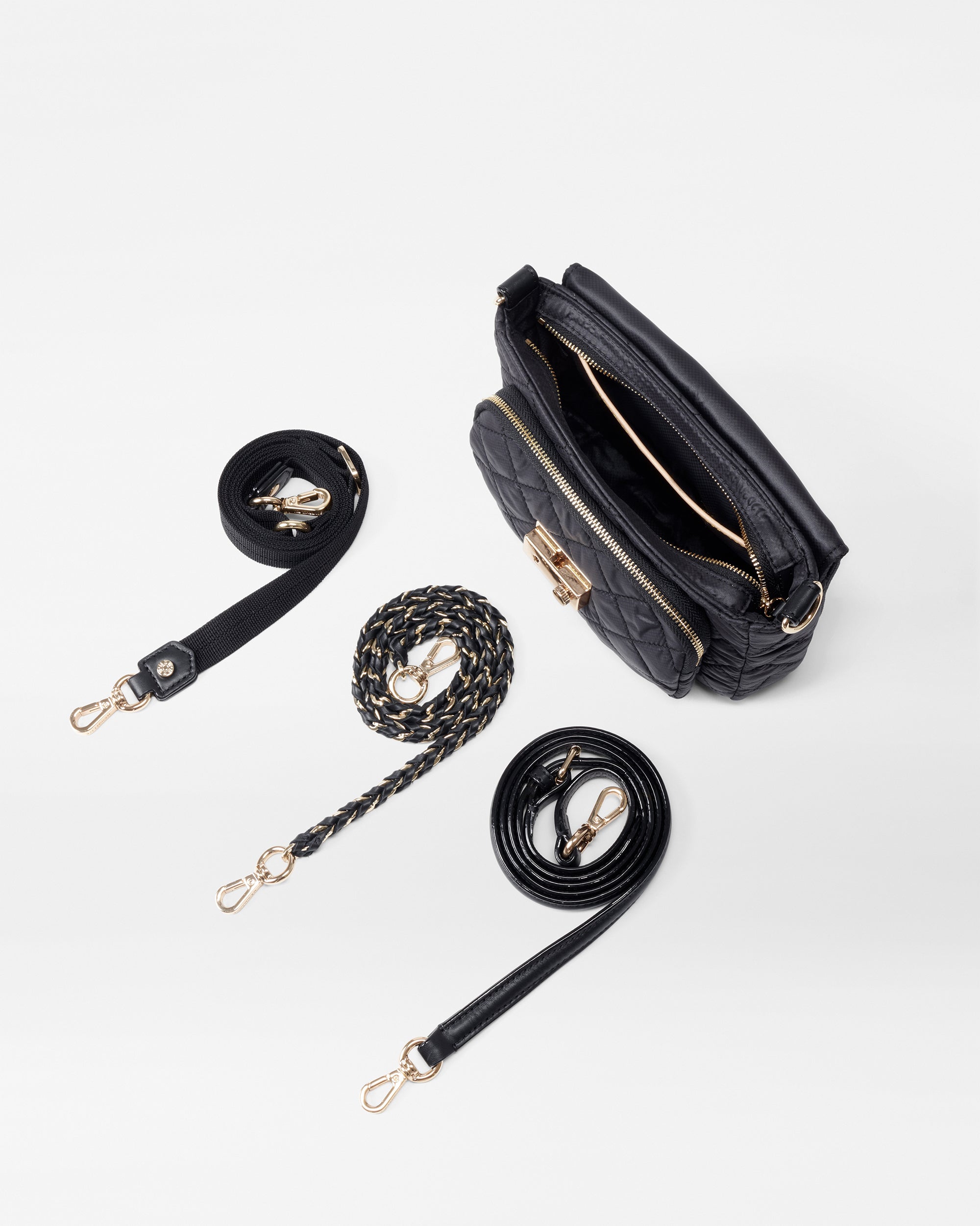 Black Small Crosby Lock Crossbody - Image 4