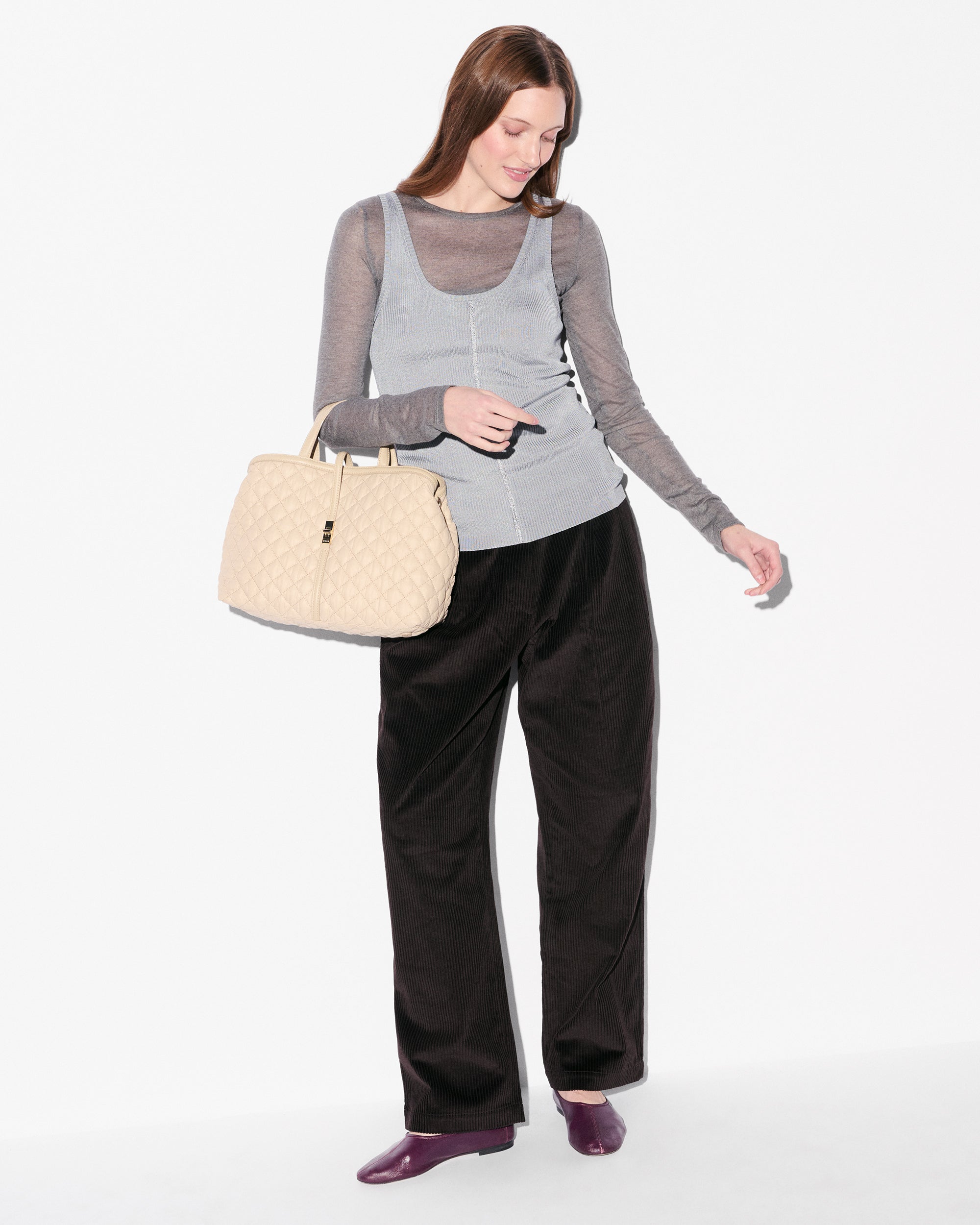 Buff Medium Astor Top Handle - Image 2