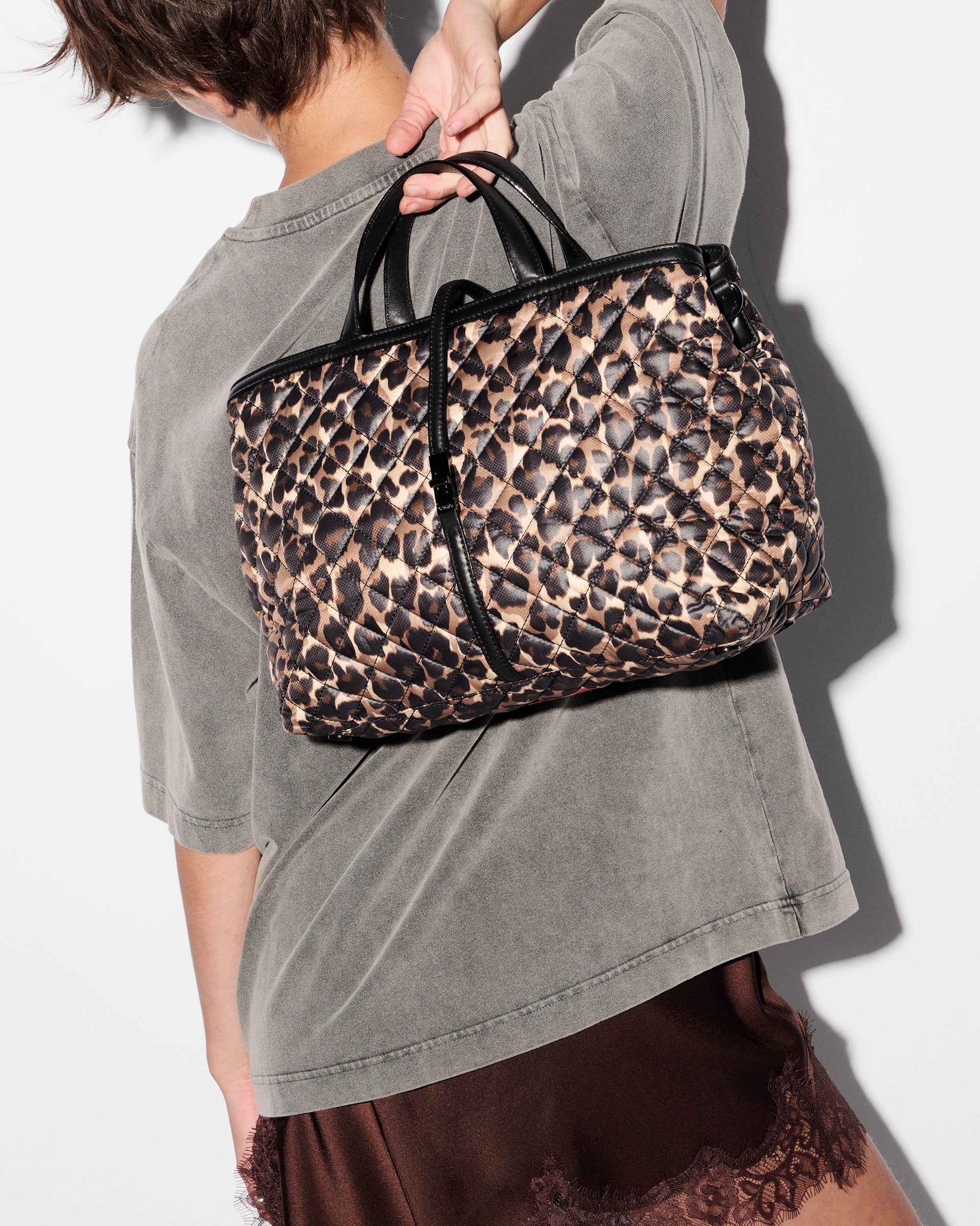 Leopard Medium Astor Top Handle - Image 5