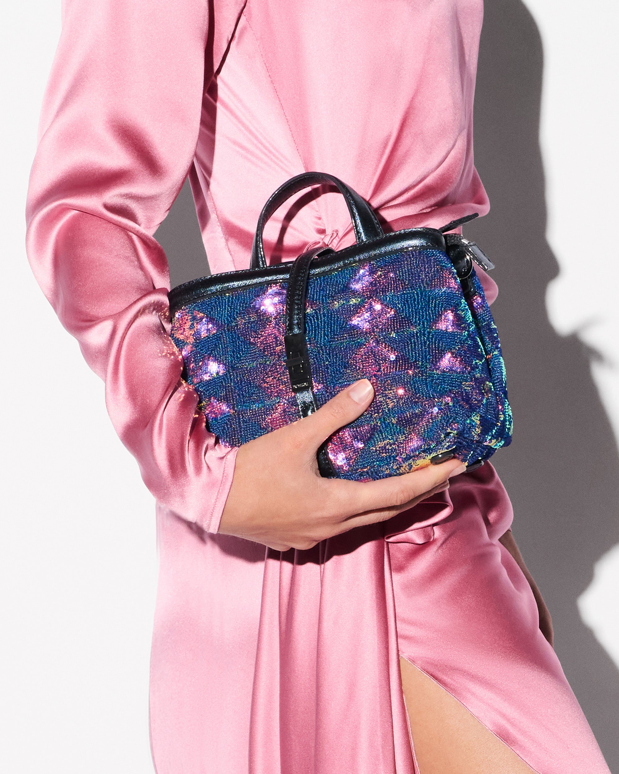Aurora Sequin Mini Astor Top Handle - Image 2