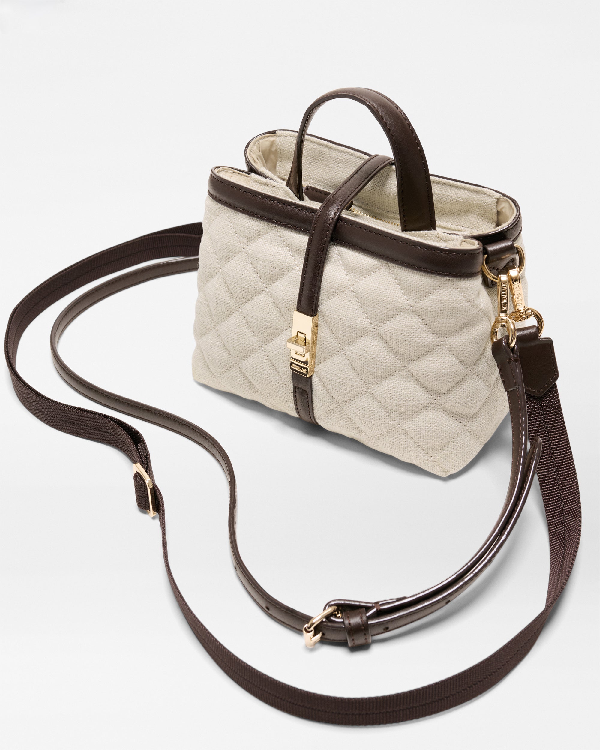 Sandy Linen Mini Astor Top Handle - Image 3