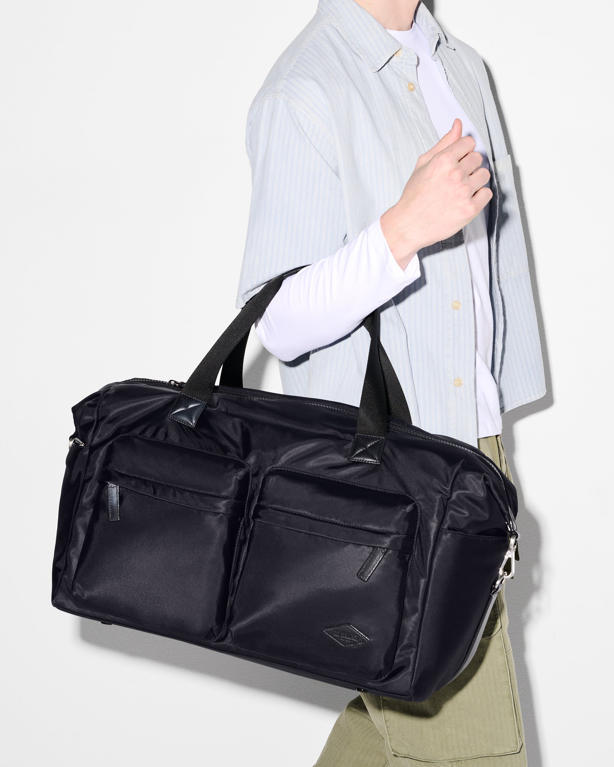 Black Large Bleecker Travel Duffle - Image 2
