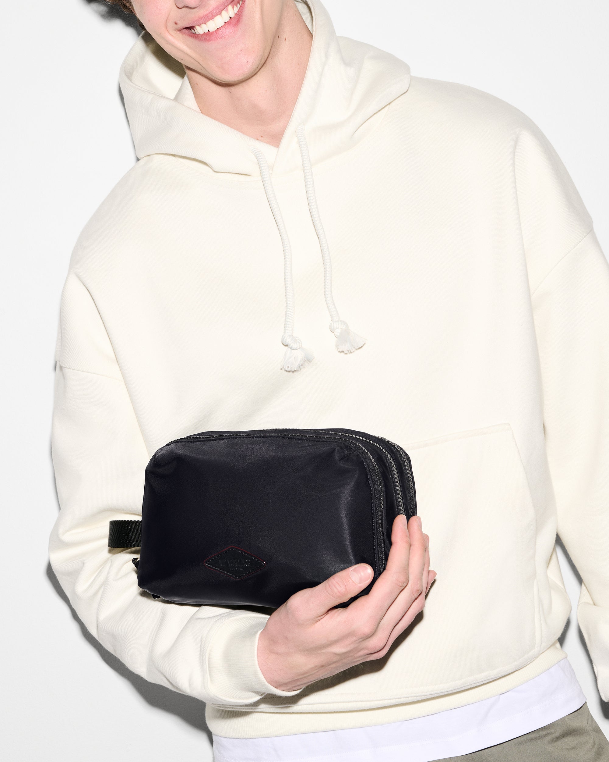 Black Triple Zip Dopp Kit - Image 2