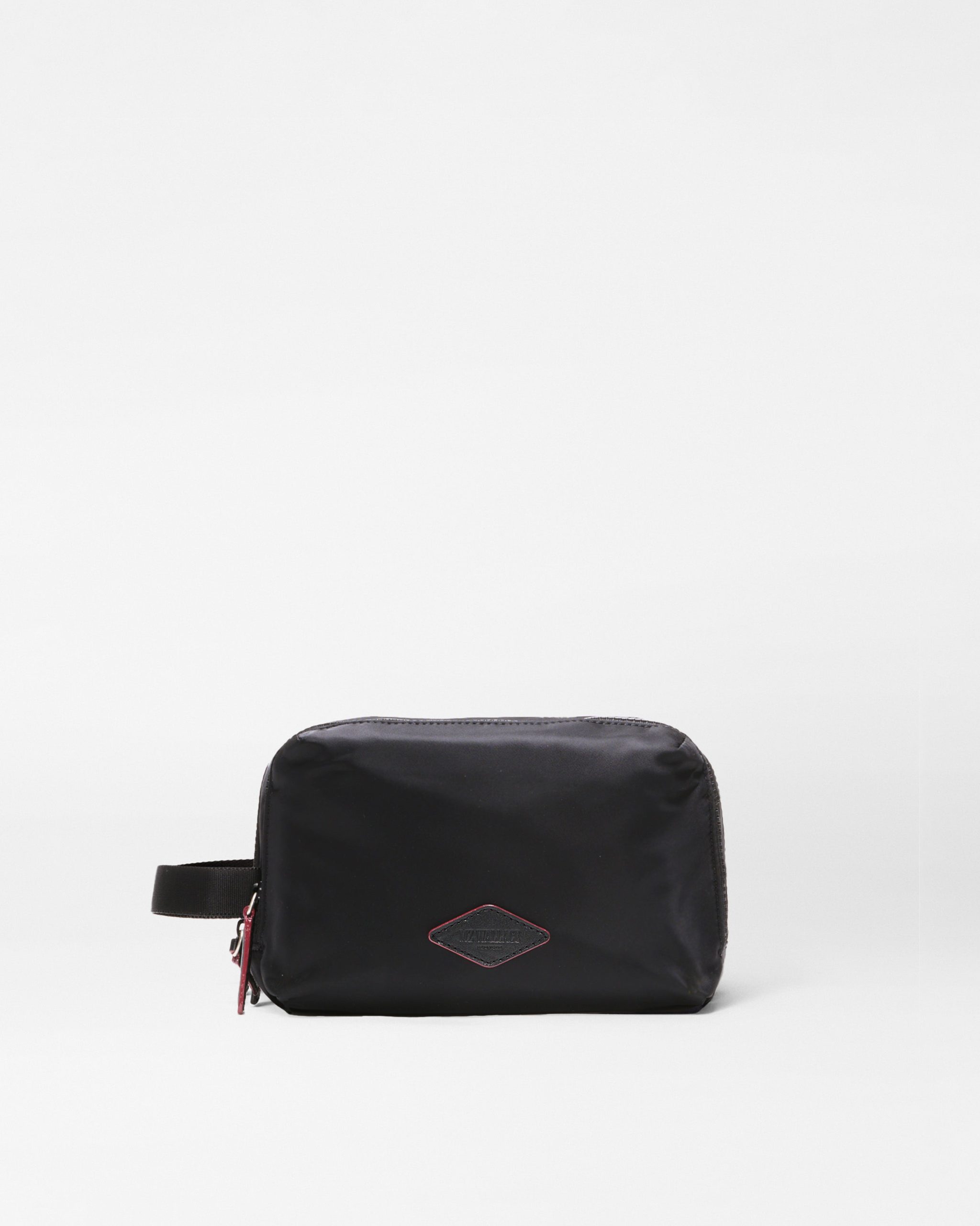 Black Triple Zip Dopp Kit