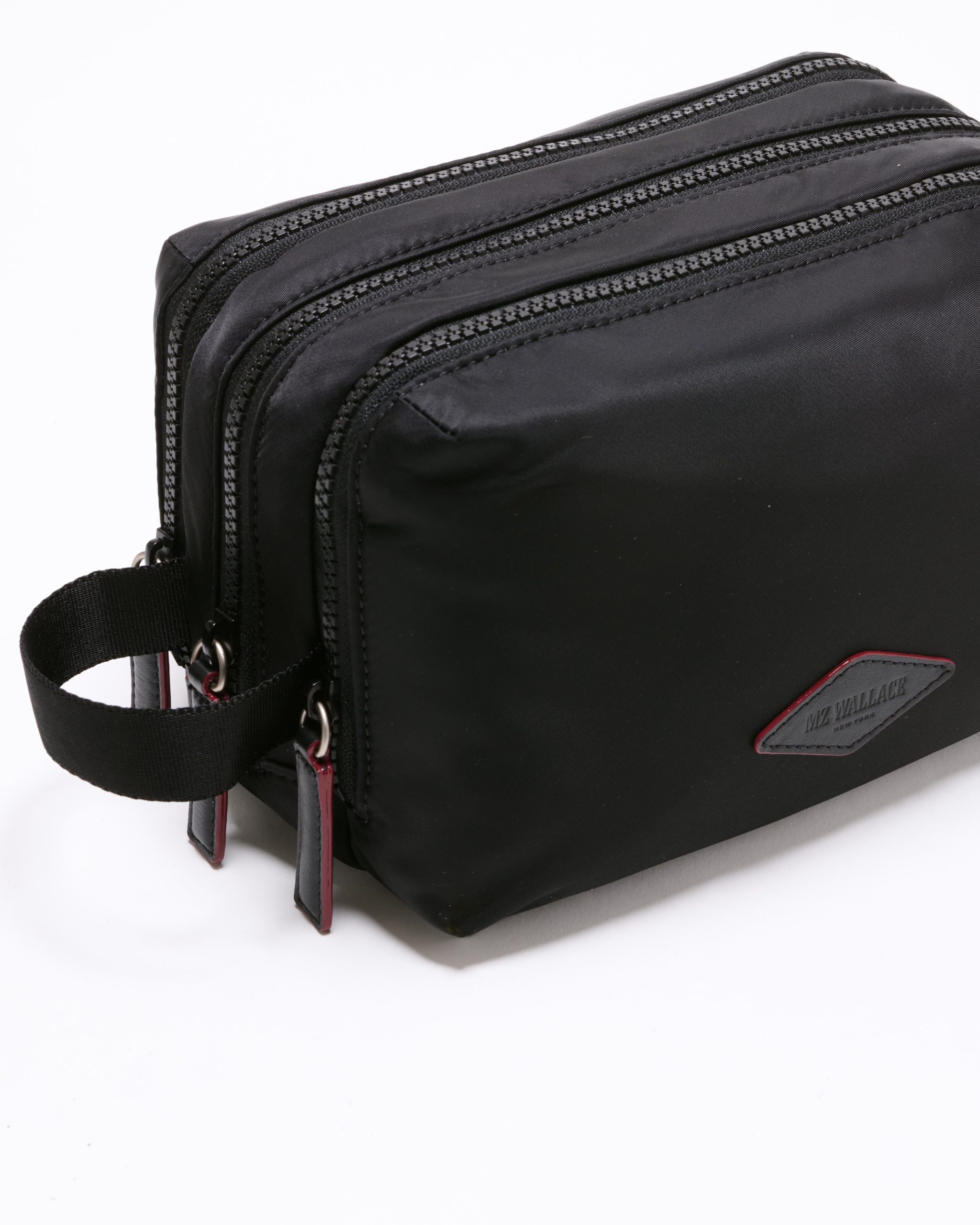 Black Triple Zip Dopp Kit - Image 3