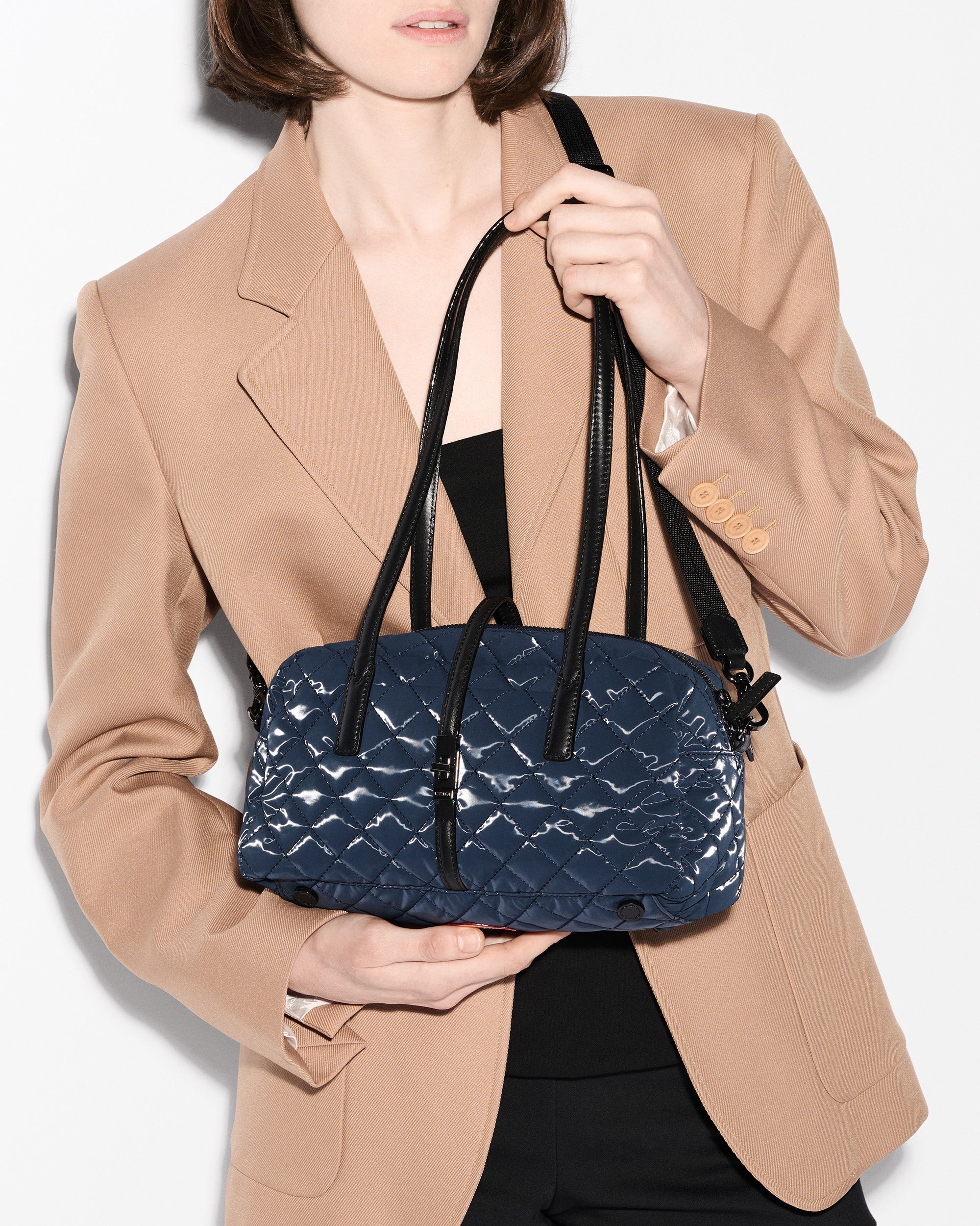 Ink Liquid Small Astor Satchel Shoulder - Image 5