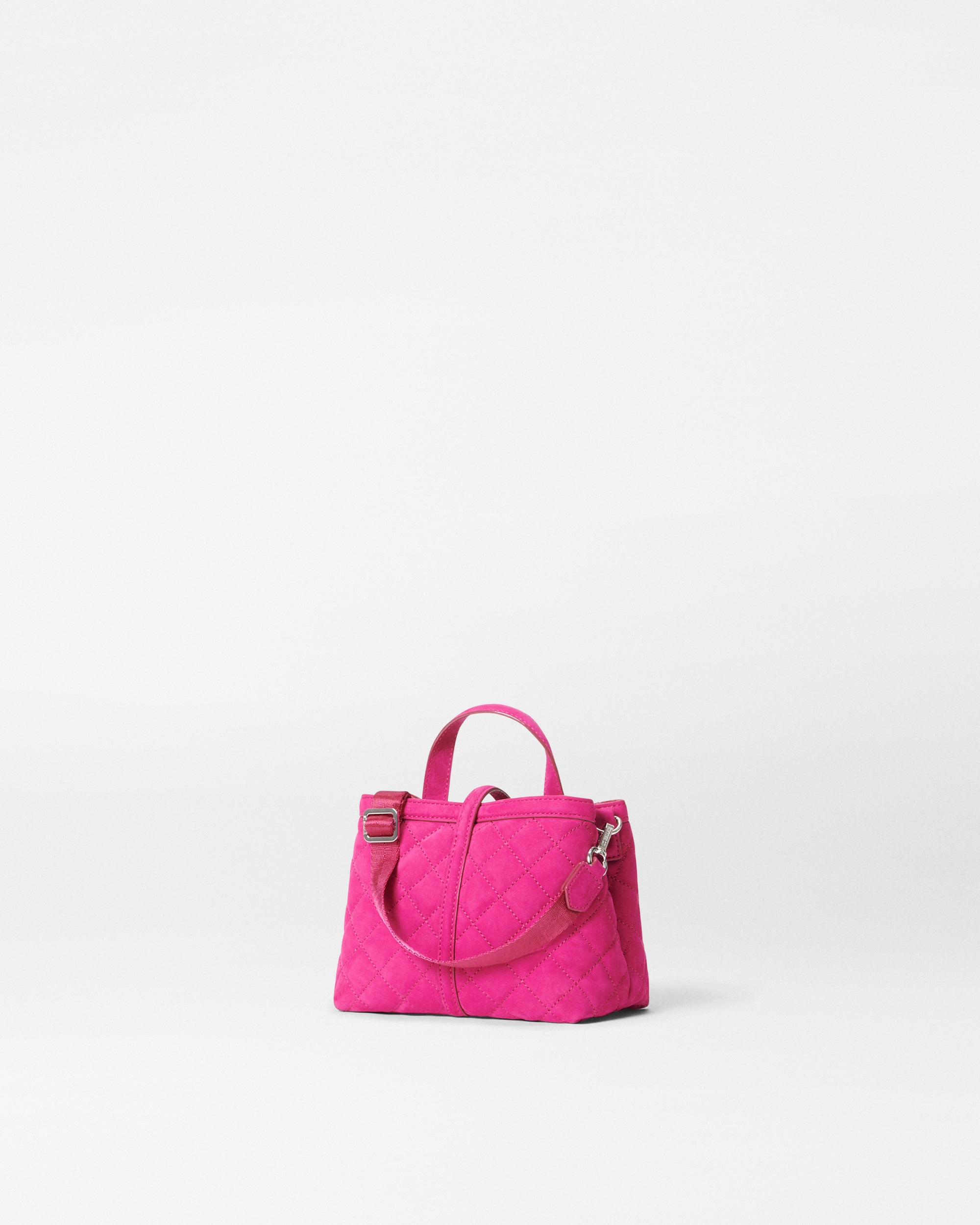 Raspberry Nubuck Mini Astor Top Handle - Image 2