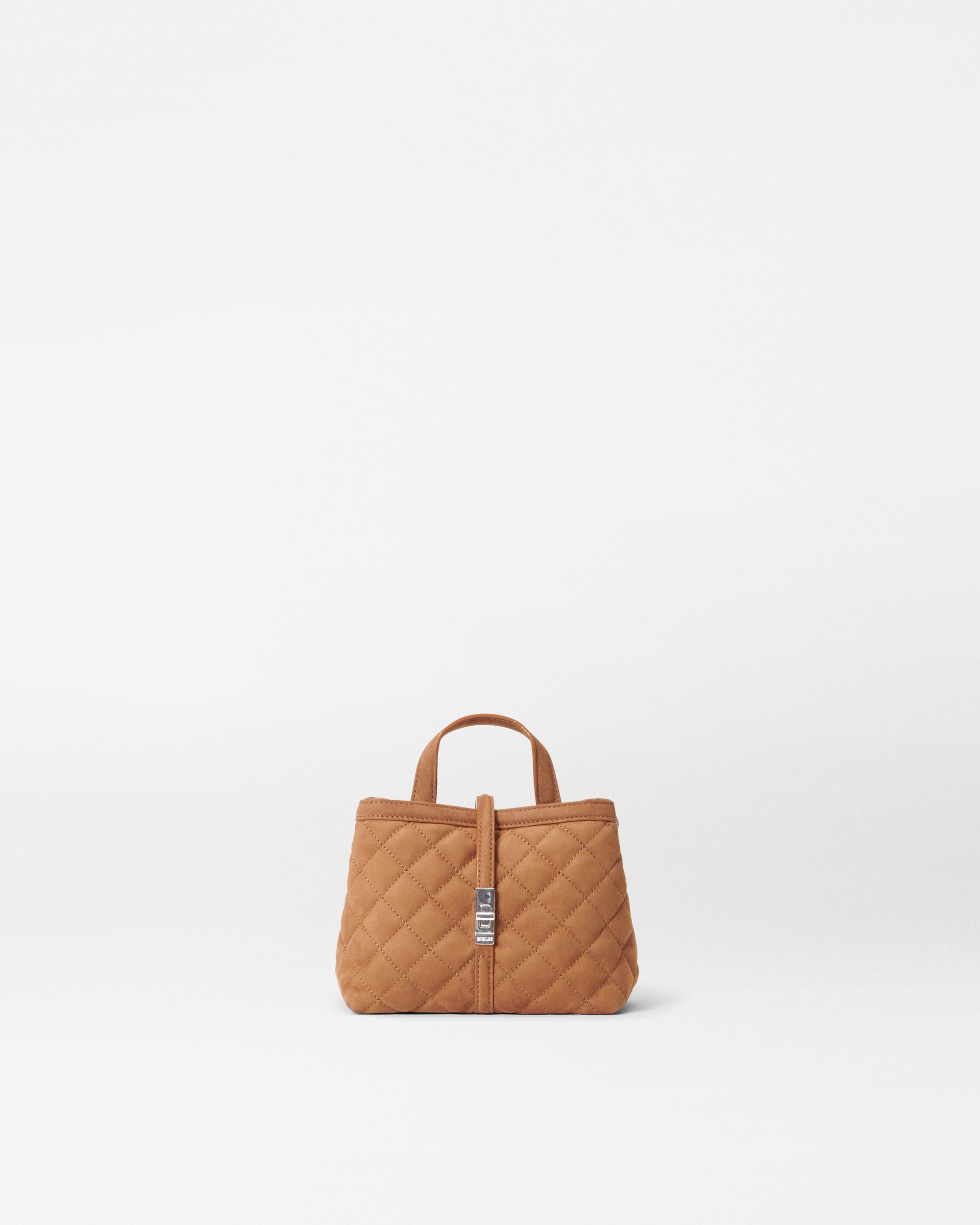Brown Nubuck Mini Astor Top Handle