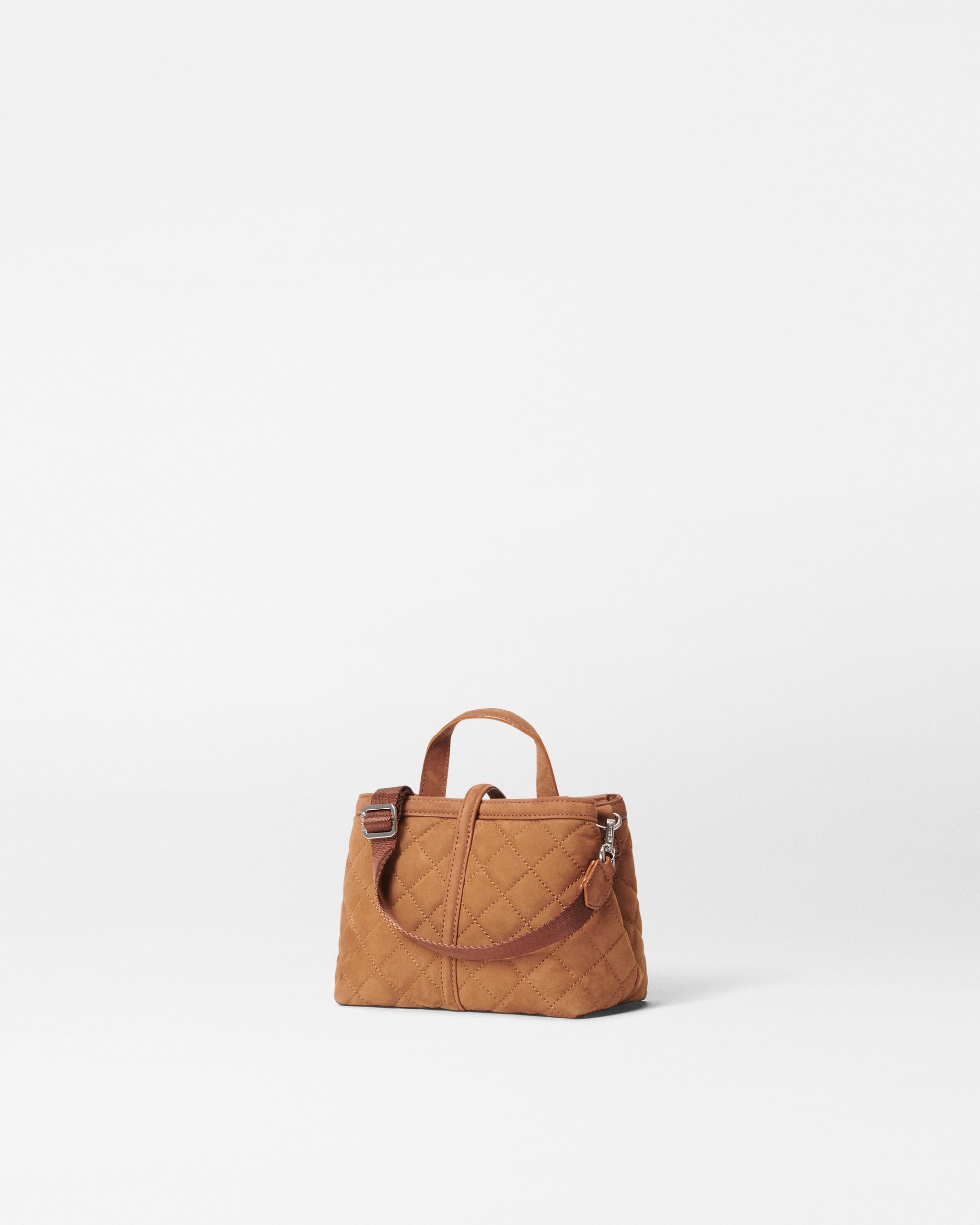Brown Nubuck Mini Astor Top Handle - Image 2