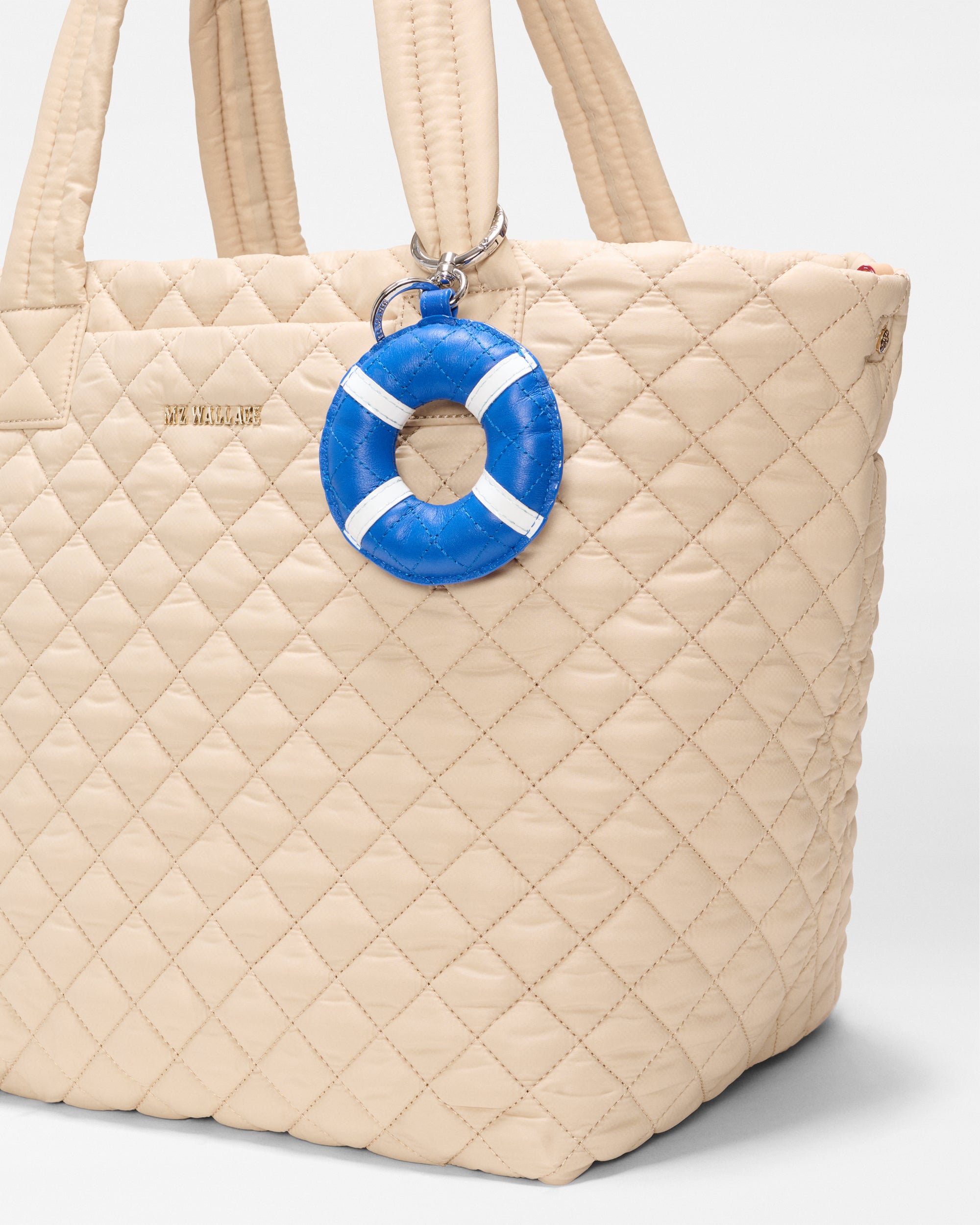 Blue Multi Leather Buoy Charm - Image 2