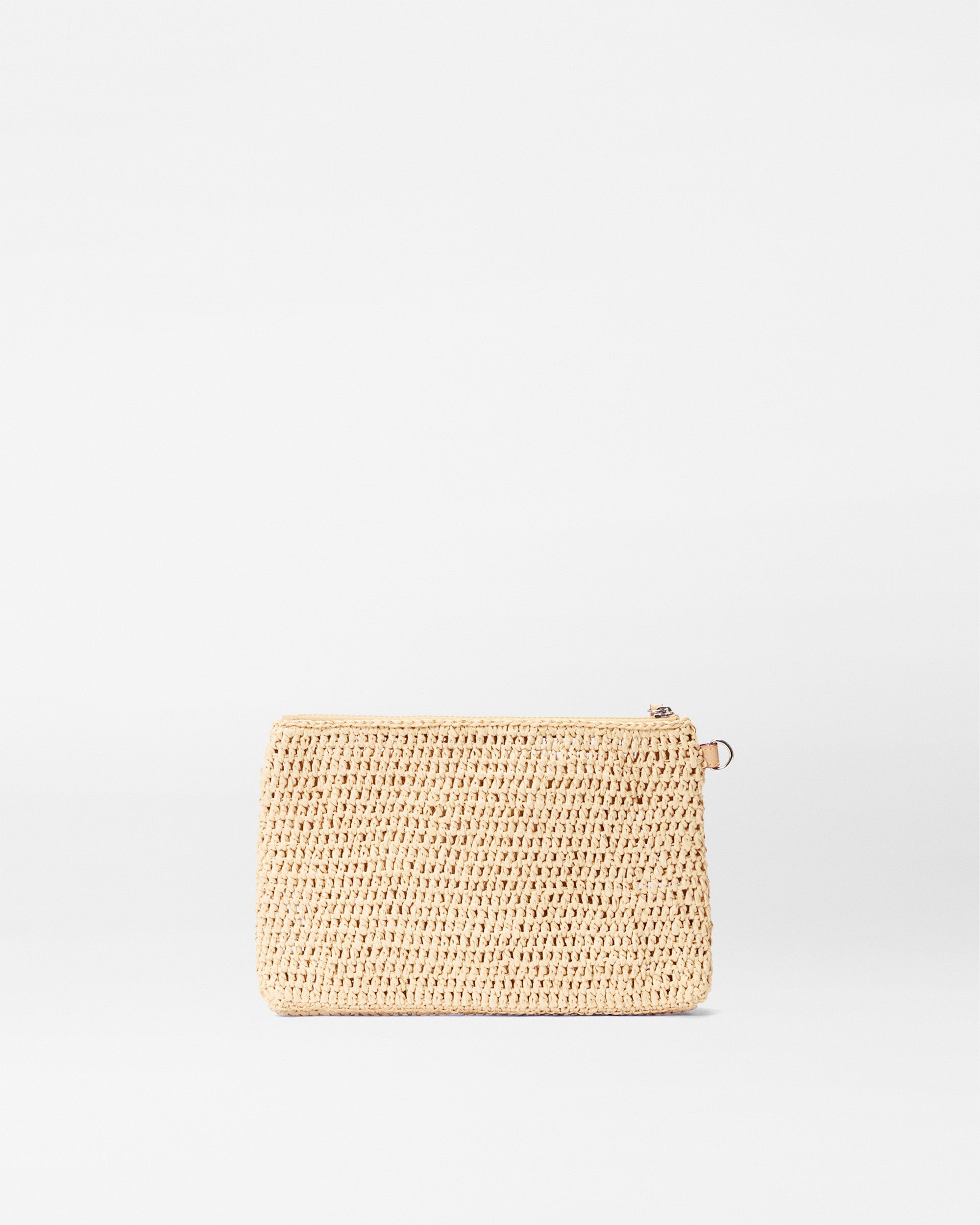 Crochet/Camel Crochet Clutch Wristlet - Image 3