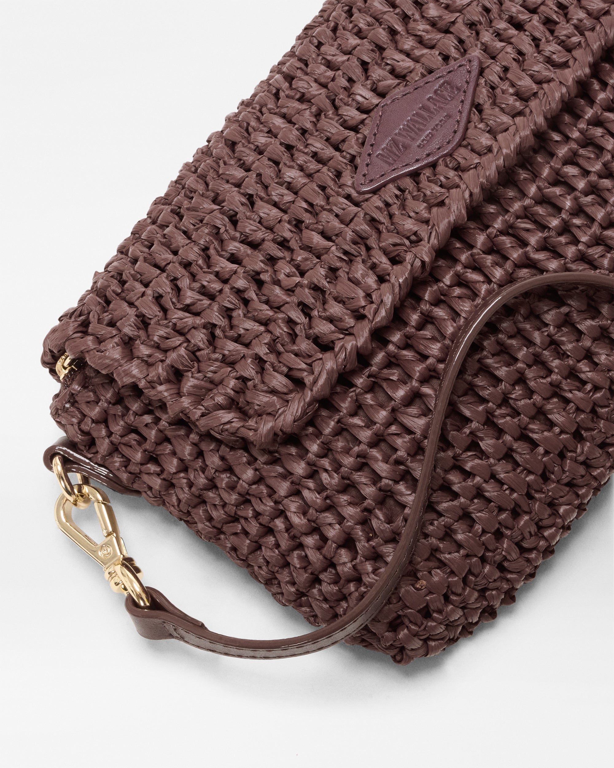 Brown Crochet Crochet Convertible Crossbody - Image 4