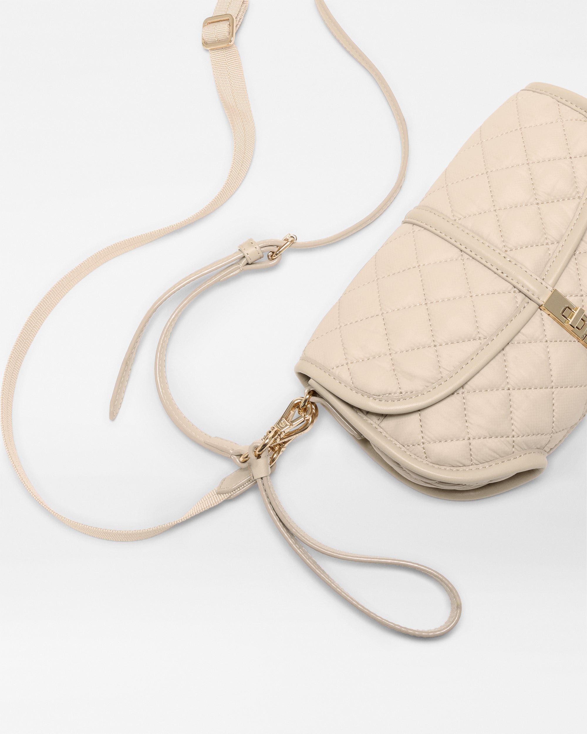 Sand Small Astor Convertible Clutch - Image 2
