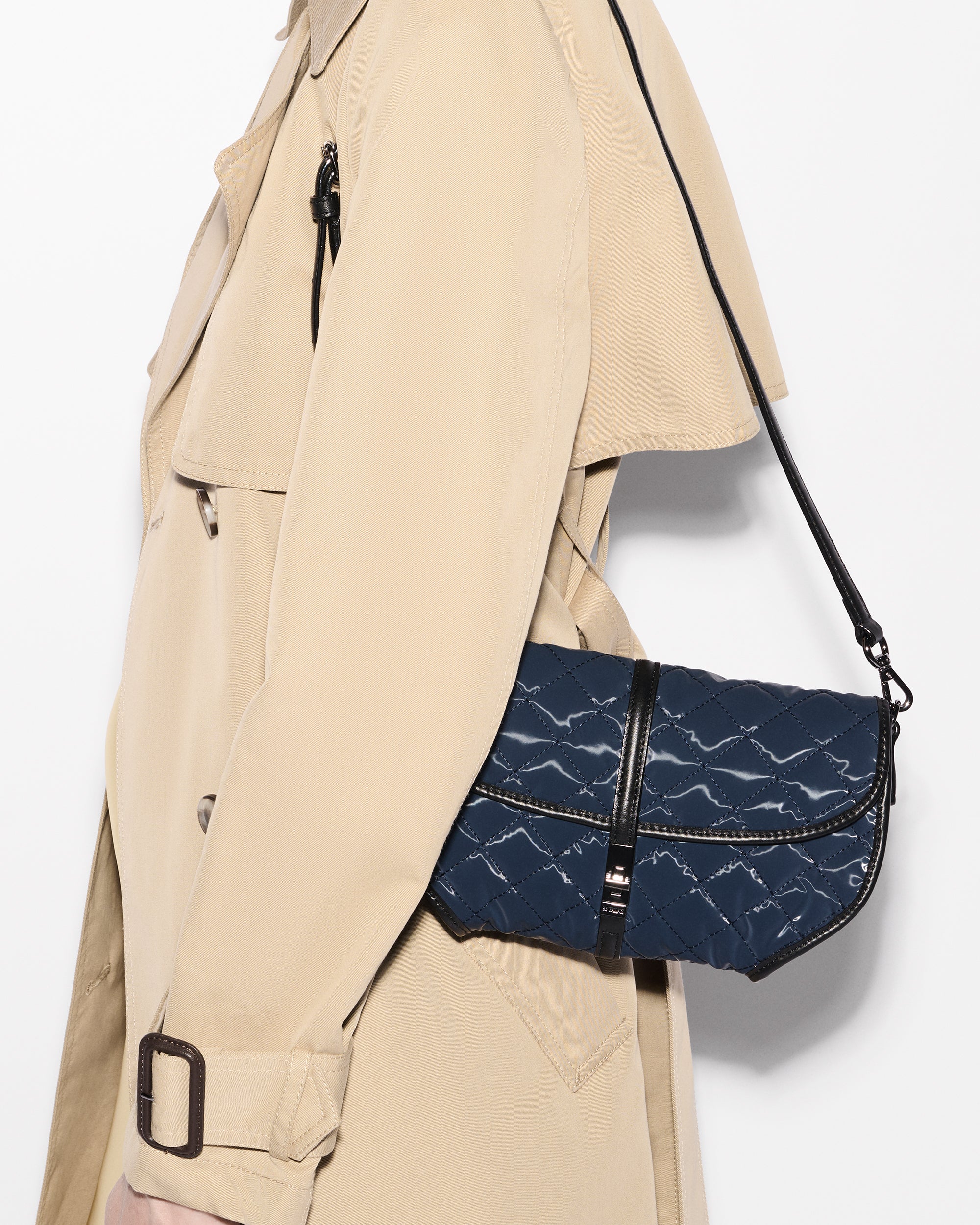 Ink Liquid Small Astor Convertible Clutch - Image 6
