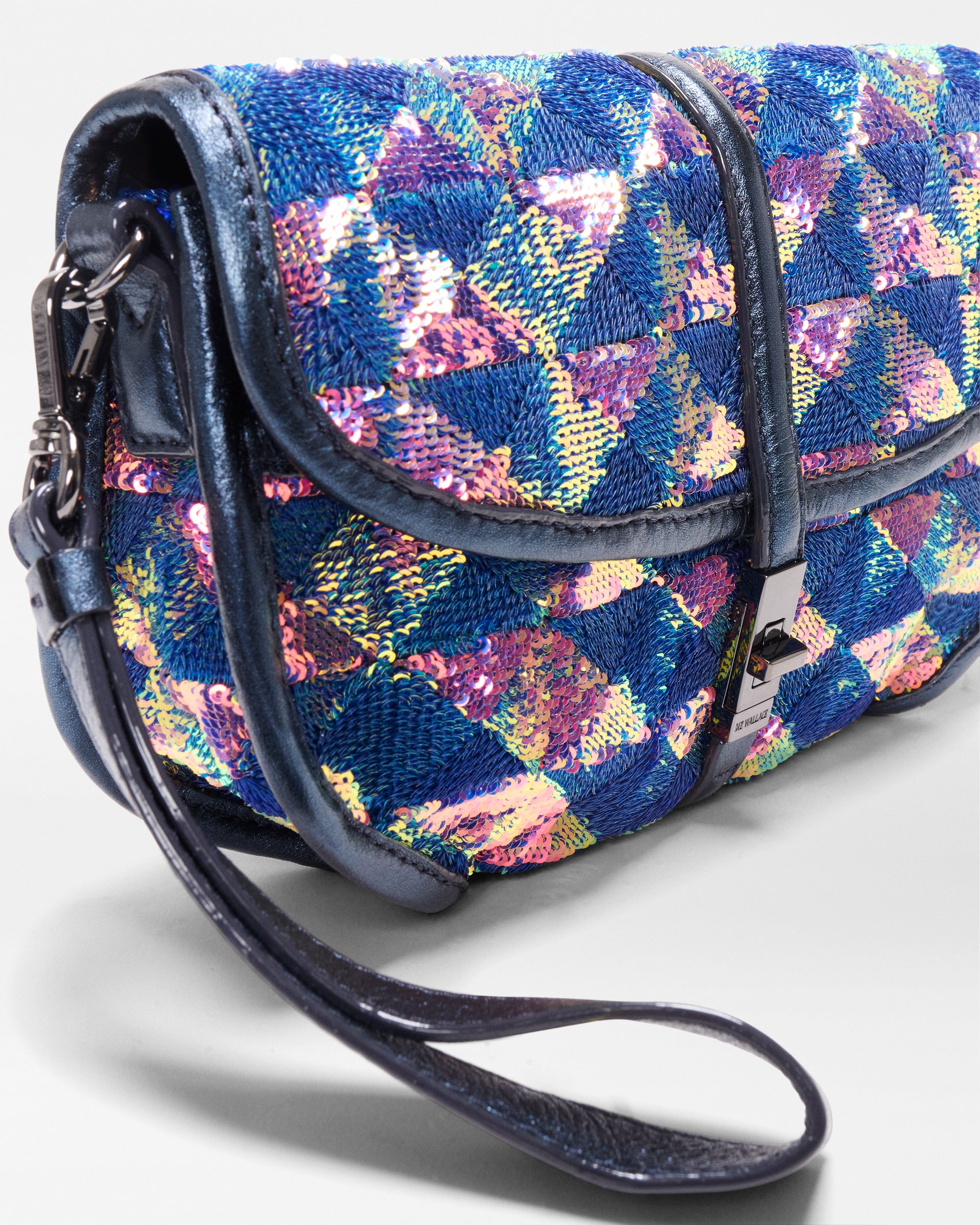 Aurora Sequin Small Astor Convertible Clutch - Image 3